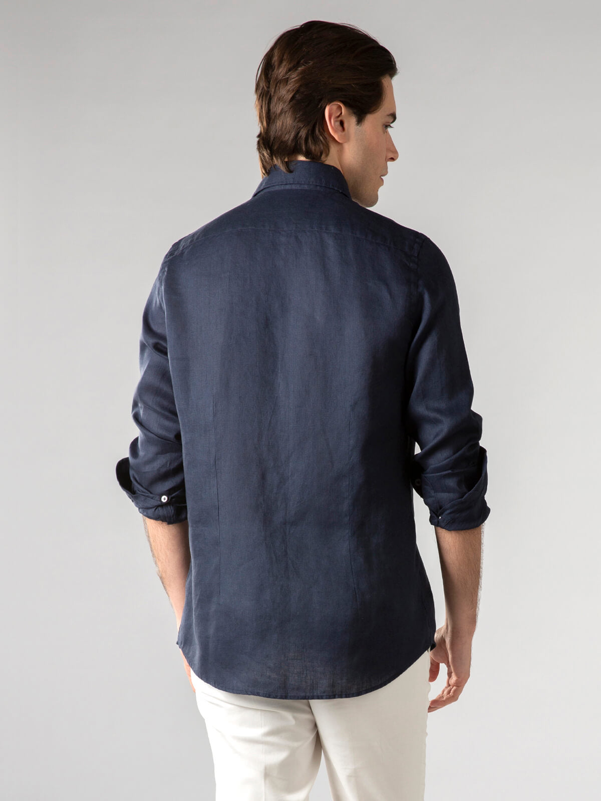 Navy Linnen Seaside Shirt