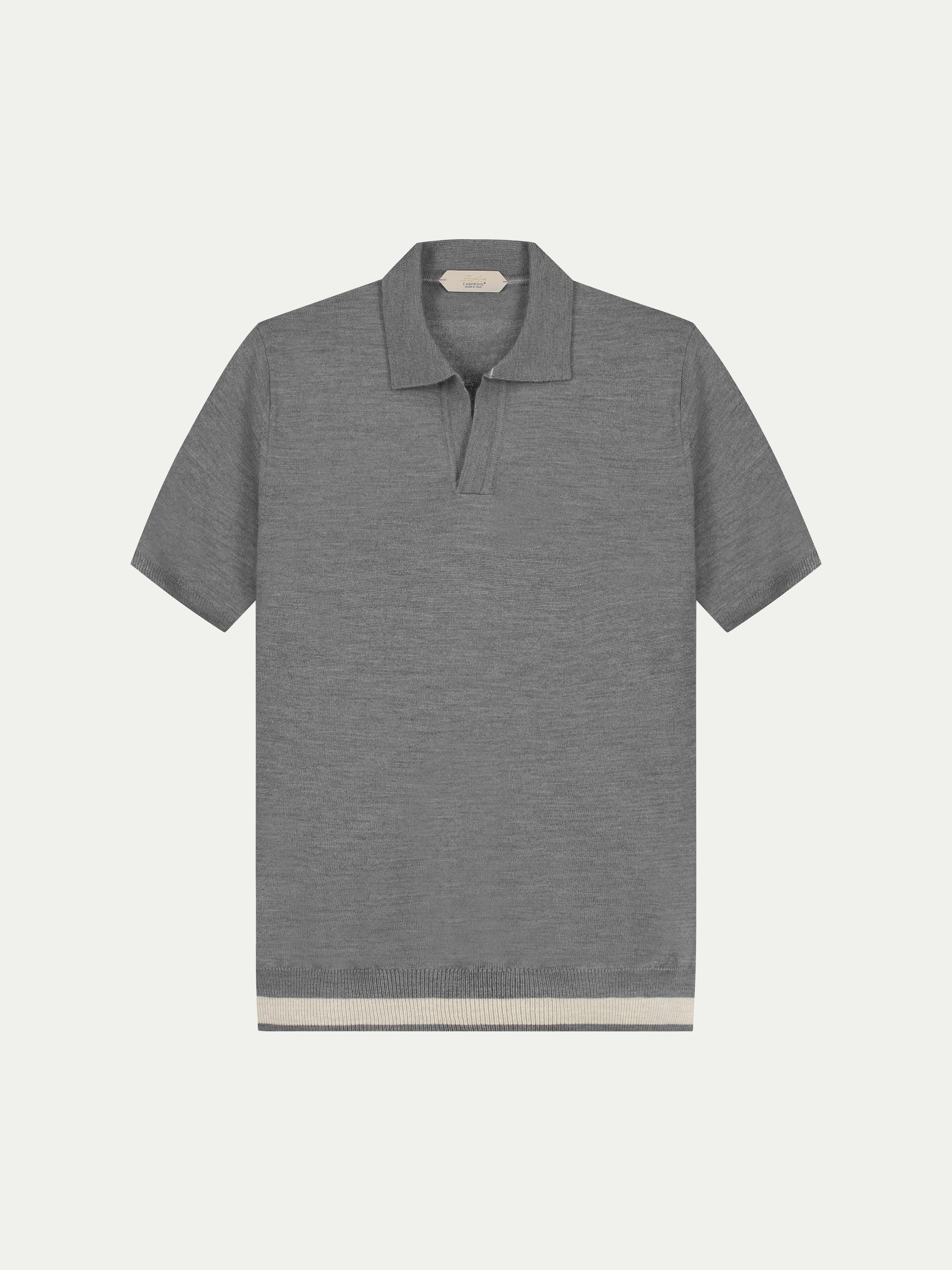 Buttonless AUR1 Polo Dark Grey