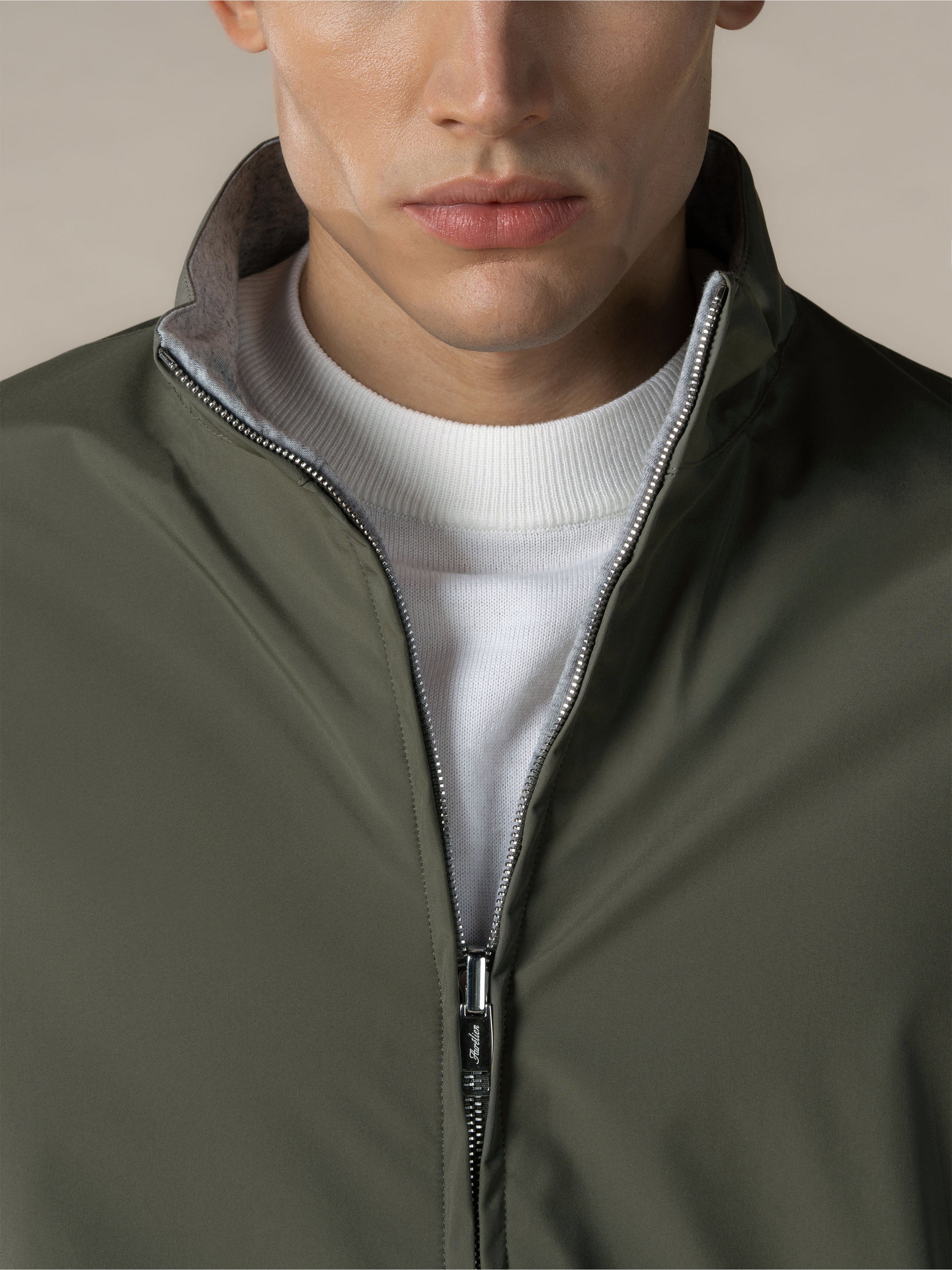 Olive Reversible Resort Jacket