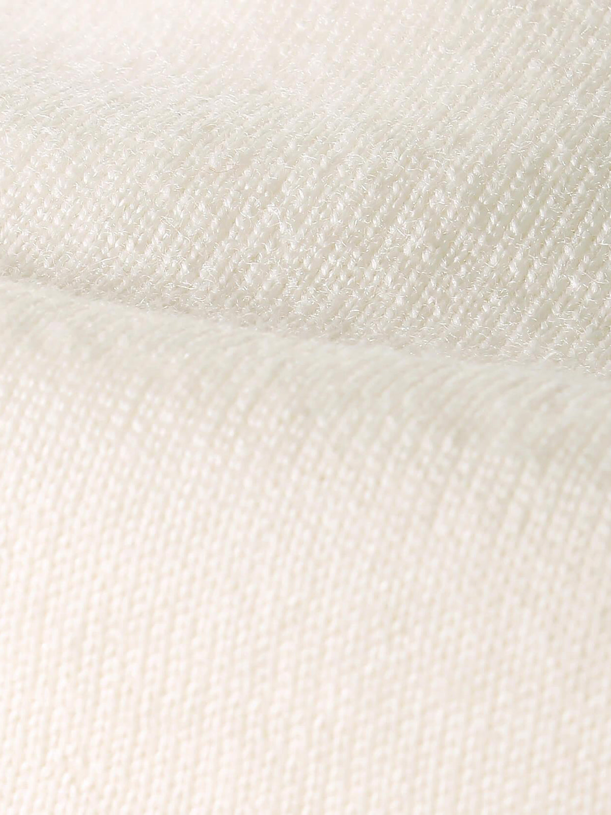 Extrafine Merino Rits Vest Ivoor