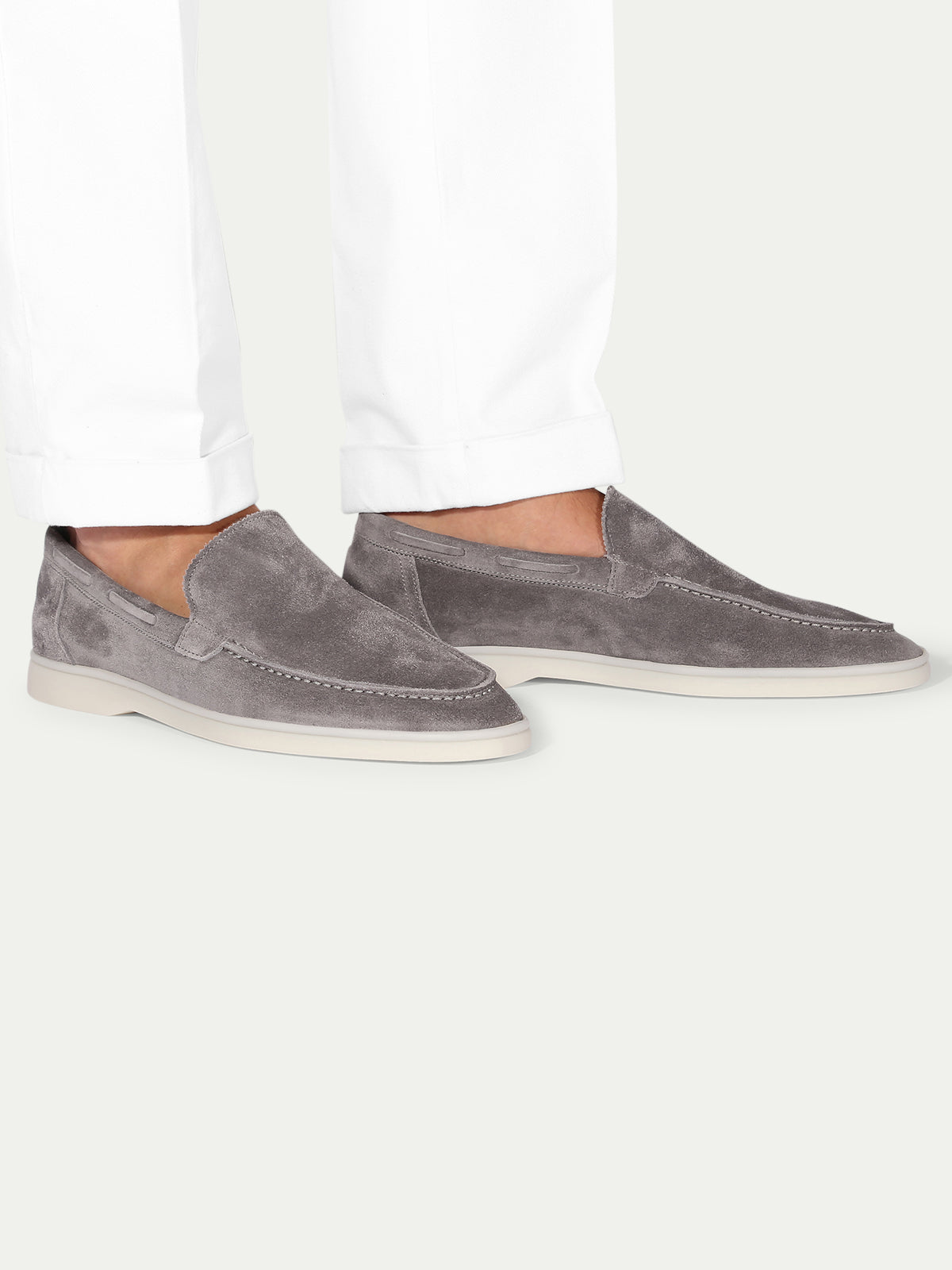 Grey Yacht Loafers Aurelien