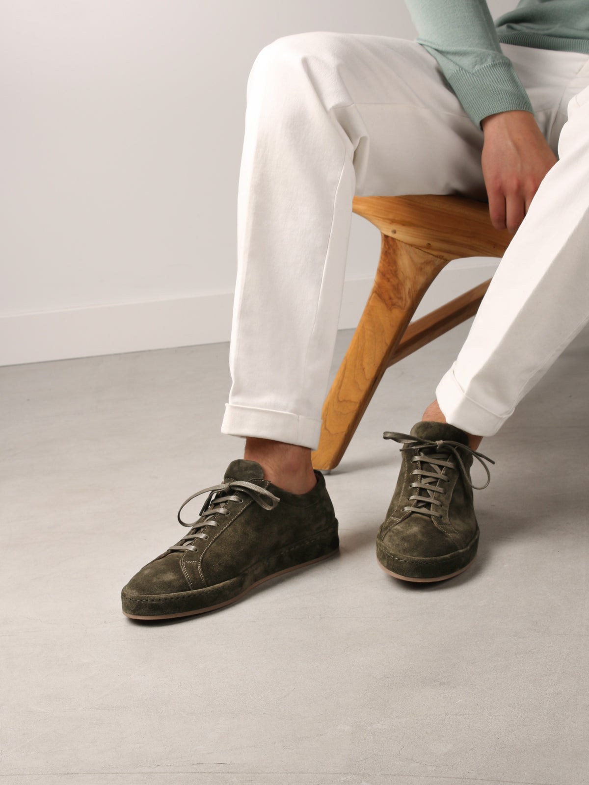 Olive Voyager Sneaker