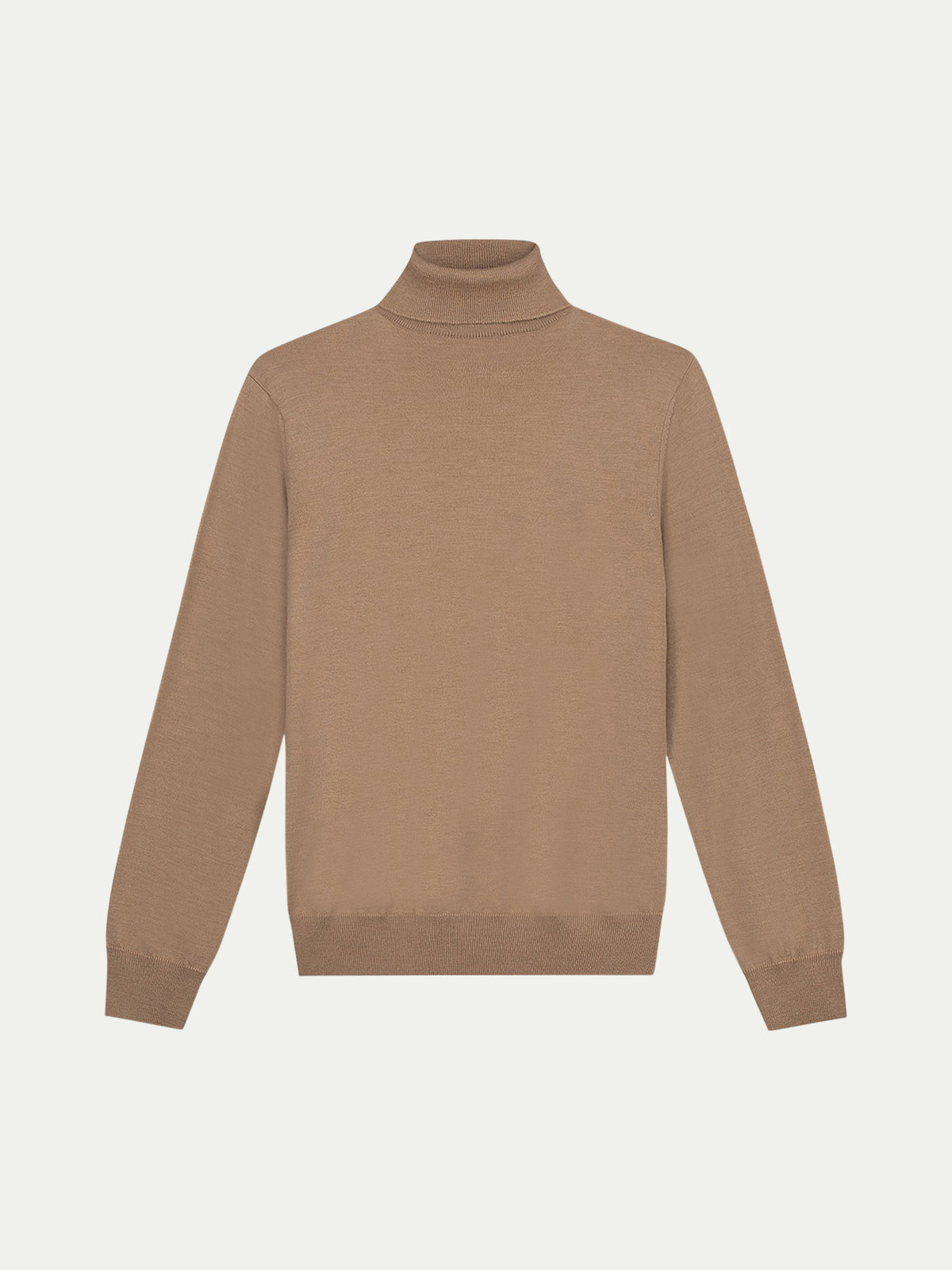 Extrafine Merino Rollneck Beige Aurelien