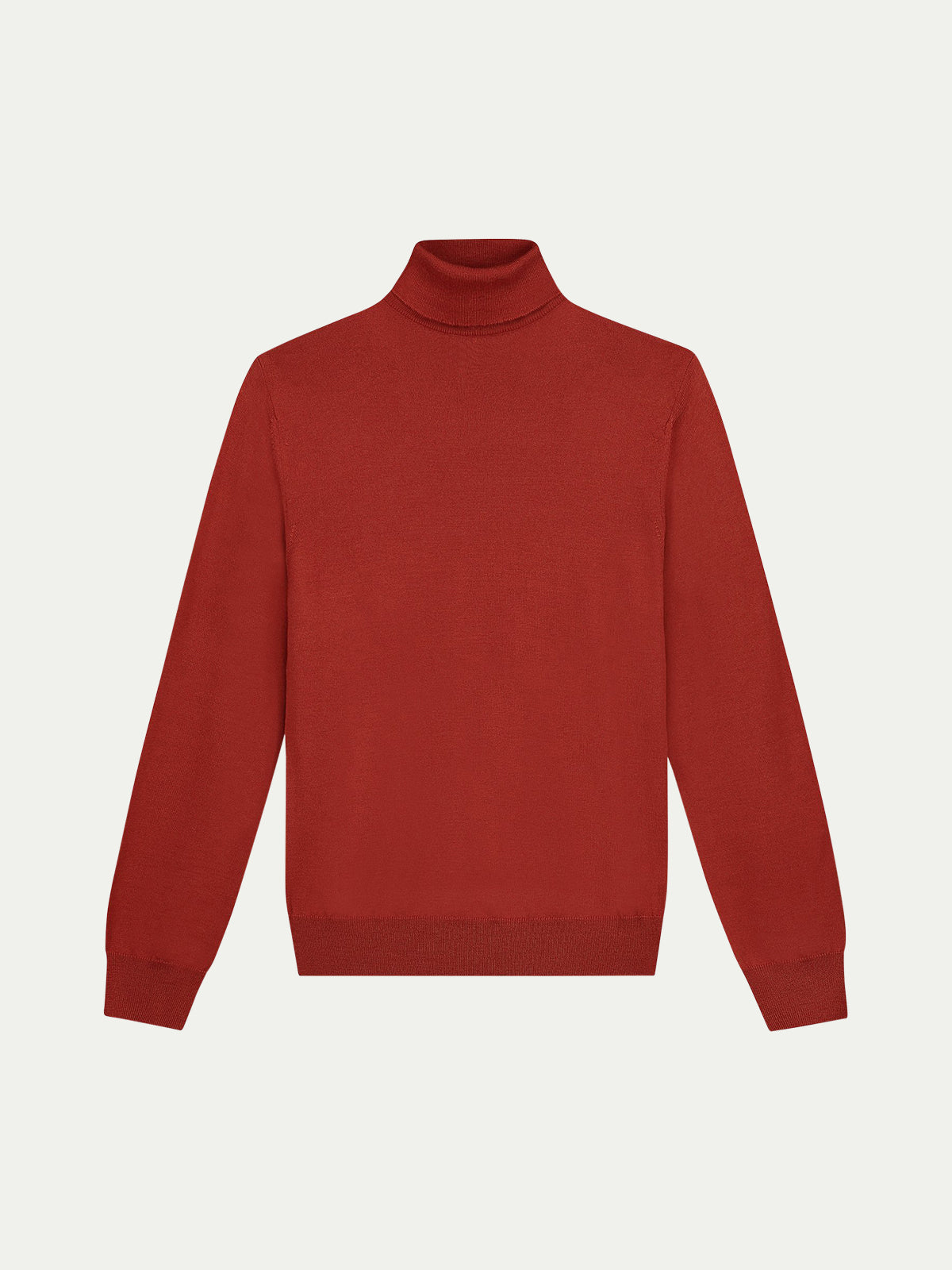 Extrafine Merino Rollneck Burnt Sienna Aurelien