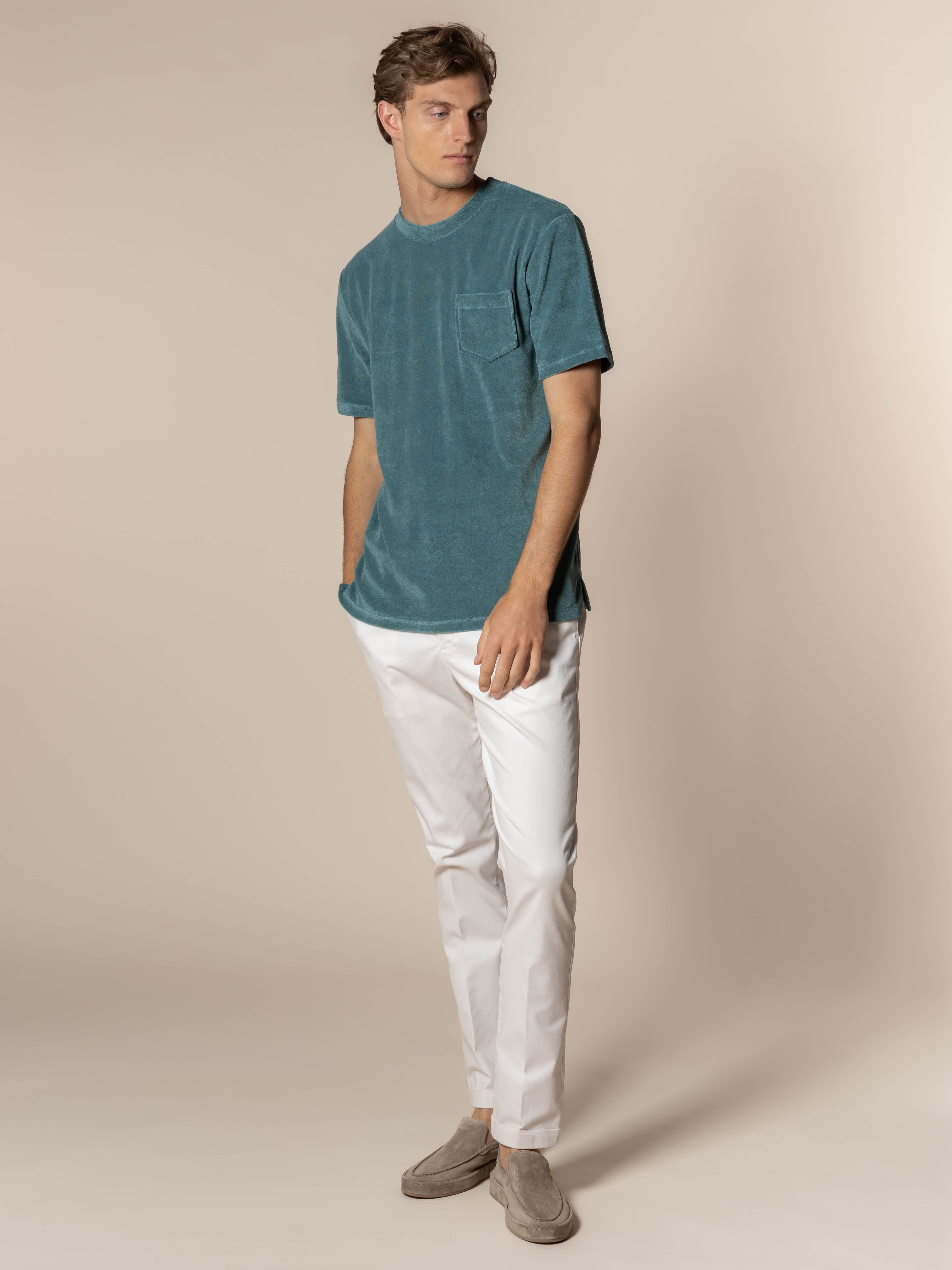 Emerald Terry Towelling T-Shirt
