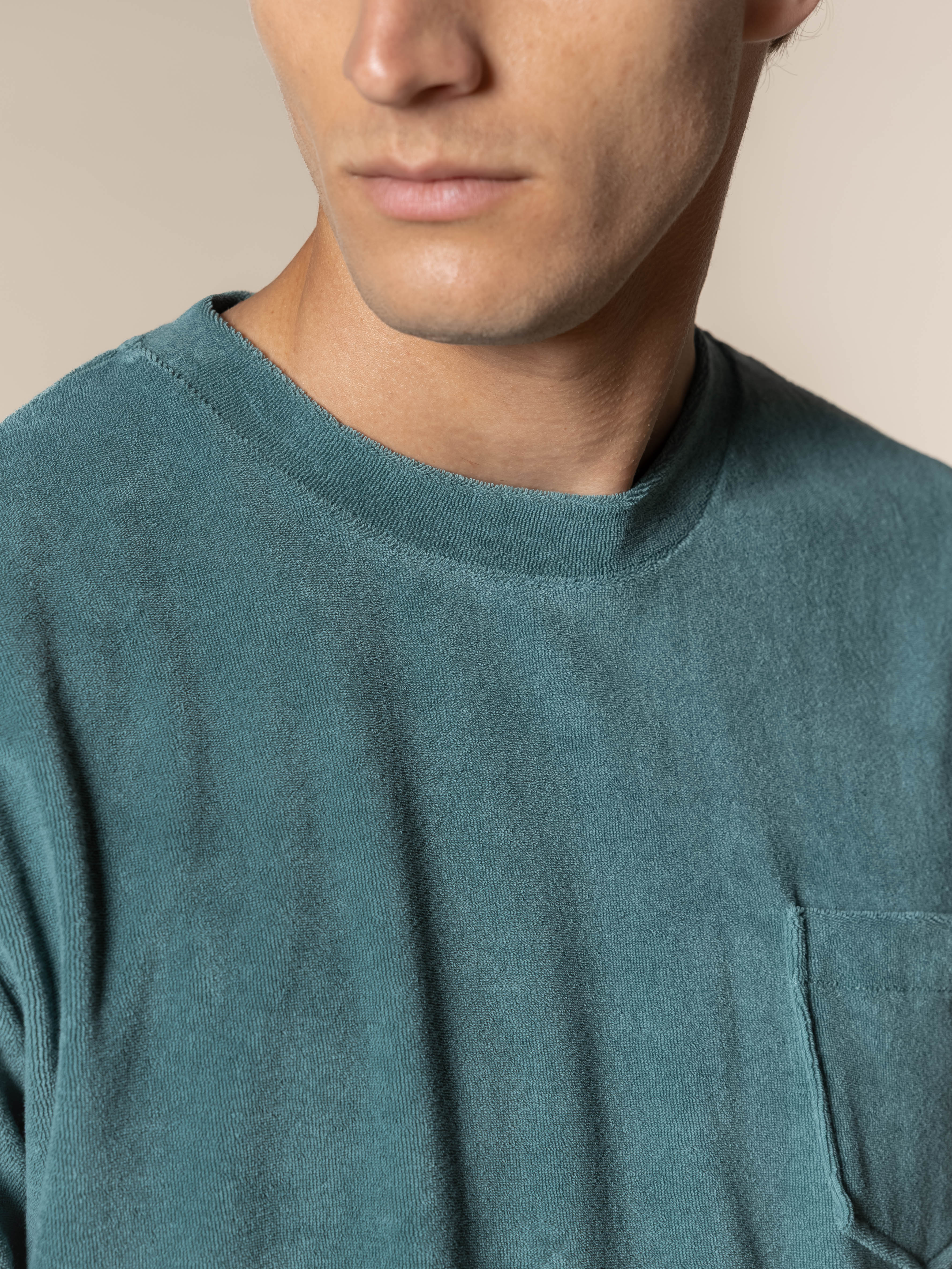 Emerald Terry Towelling T-Shirt