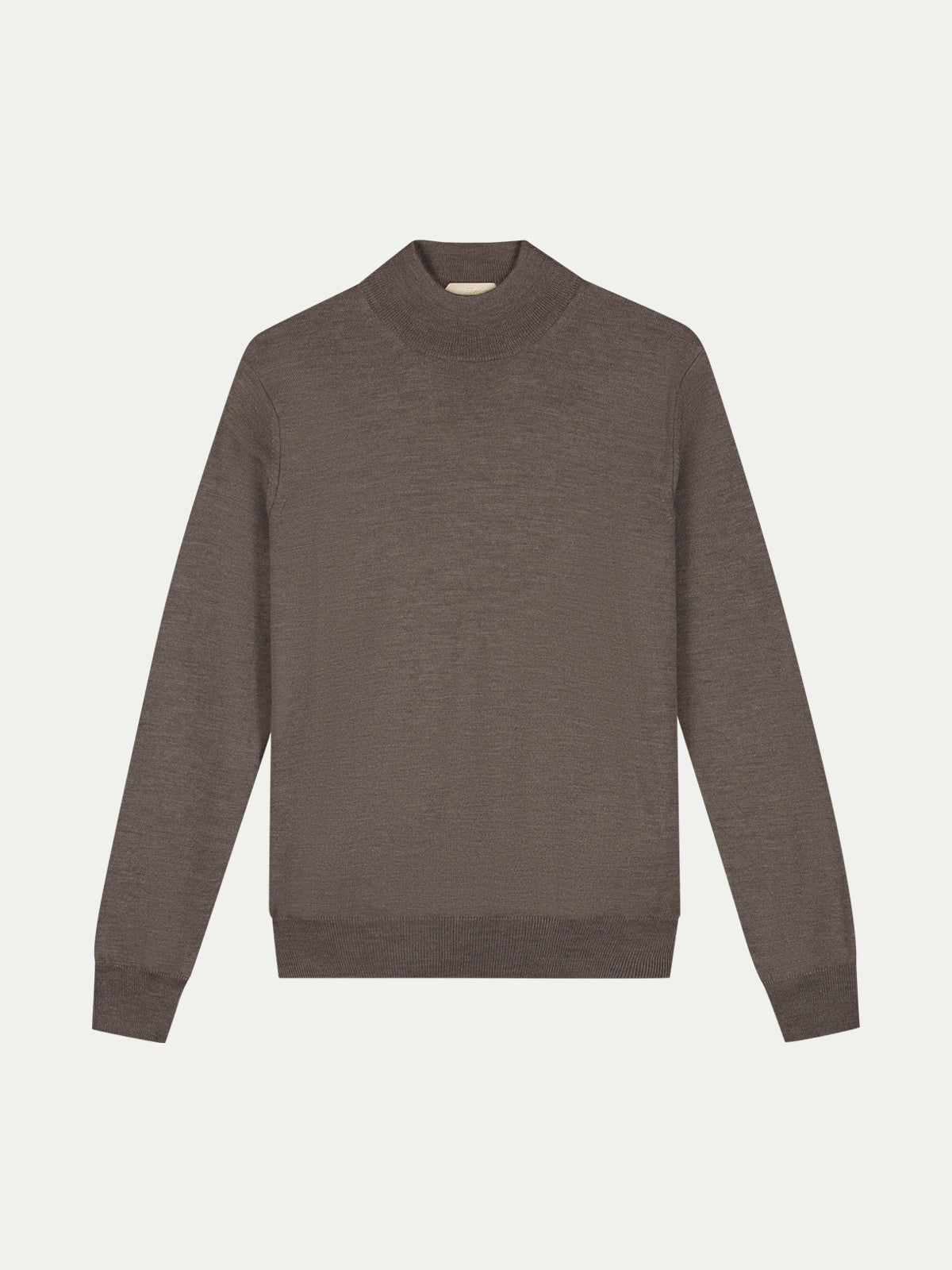 Extrafine Merino Mockneck Ash Grey