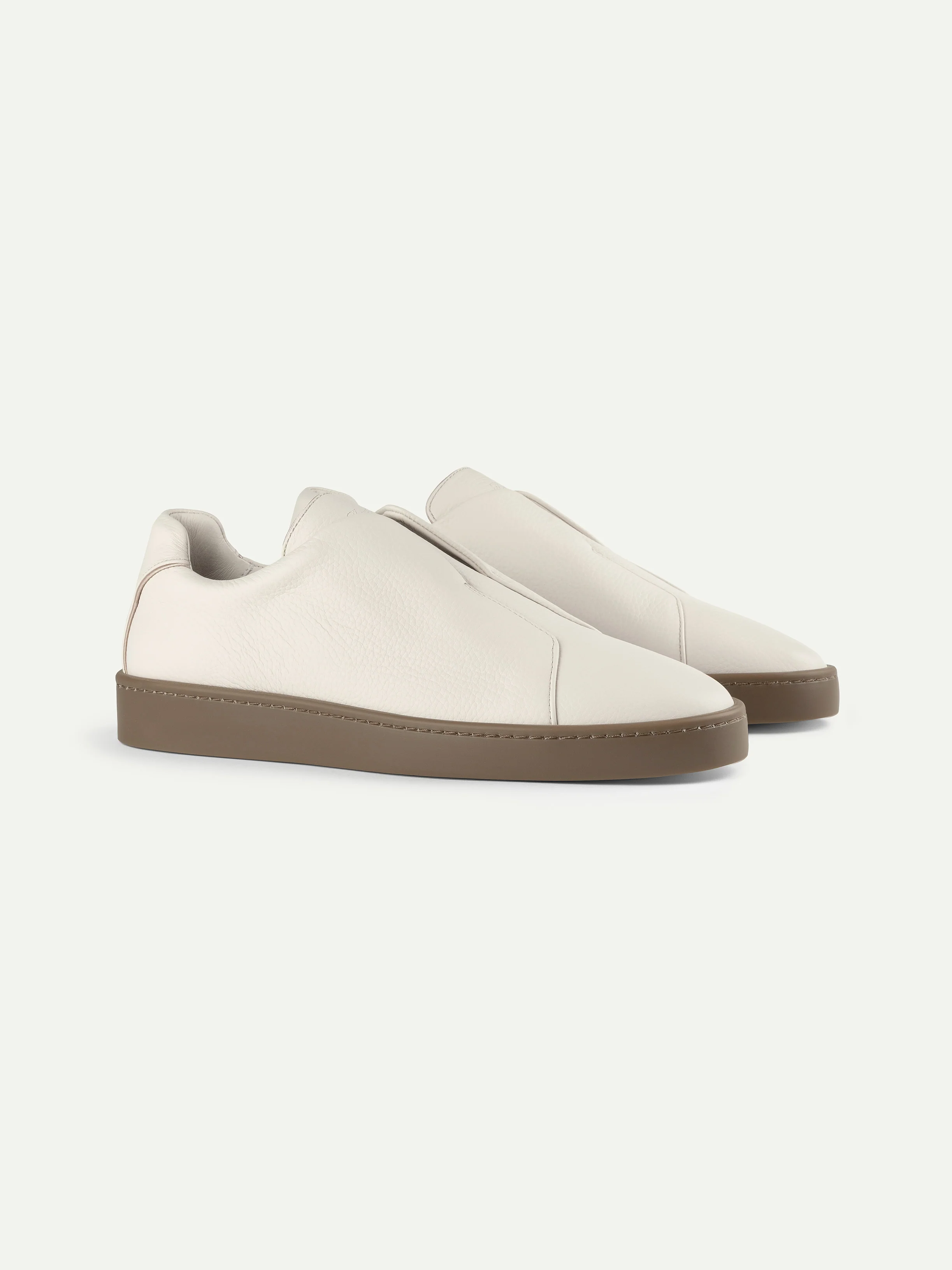 Ivory Grain AUR3 Sneaker