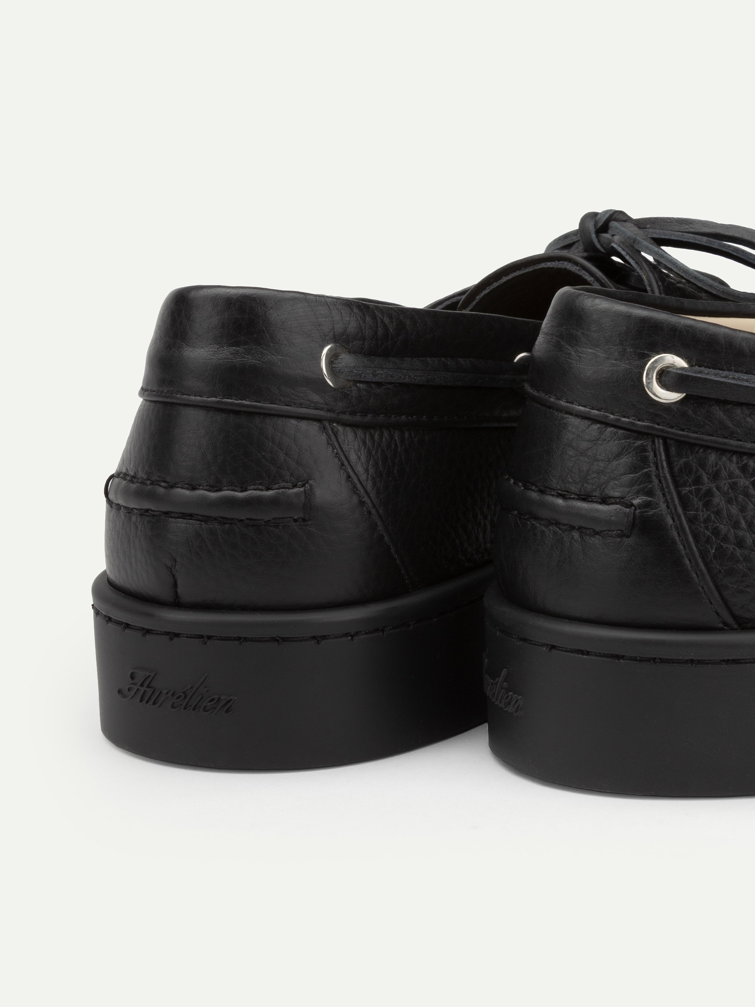 Black II Boat Sneaker