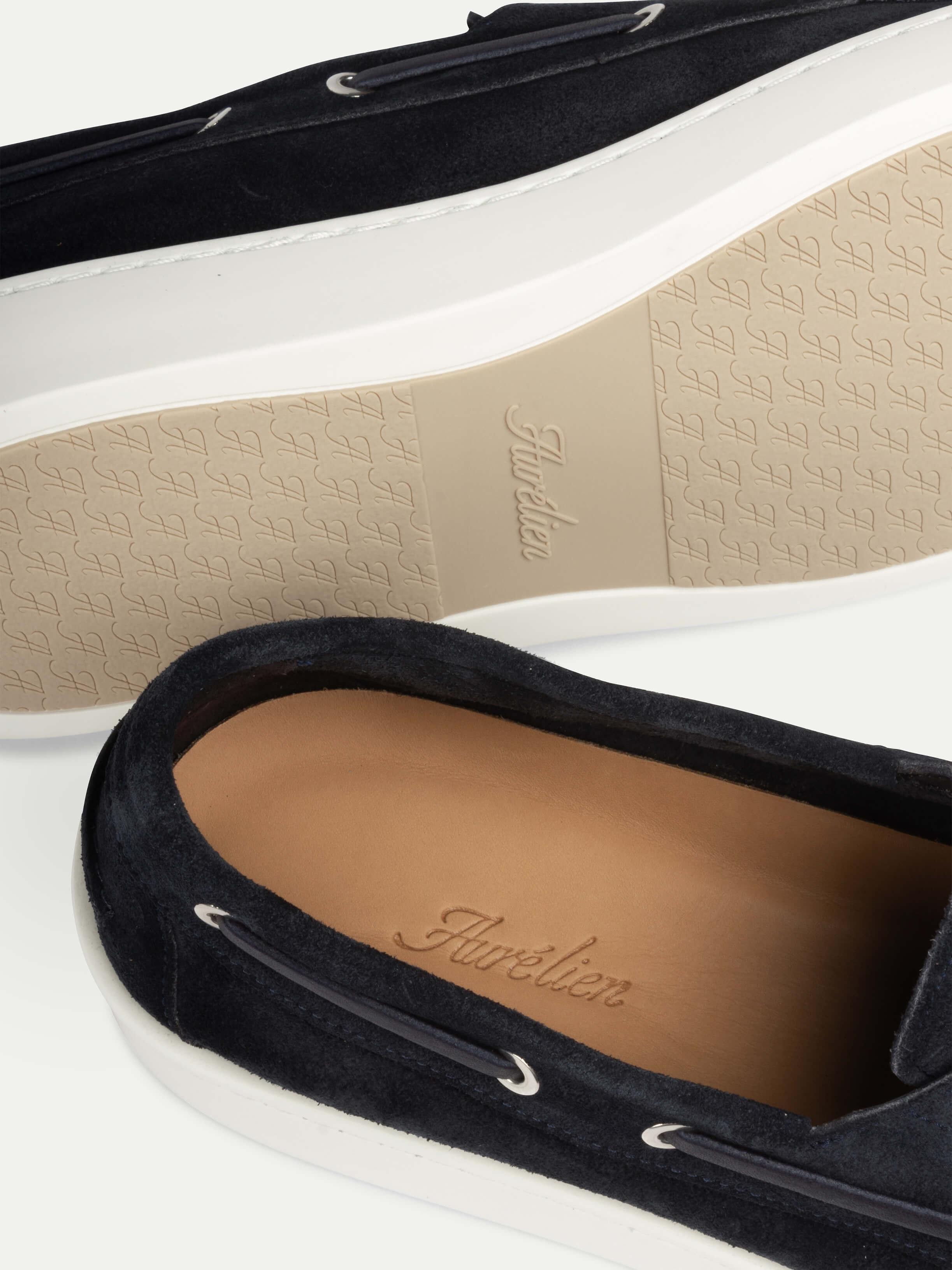 Navy Boat Sneaker