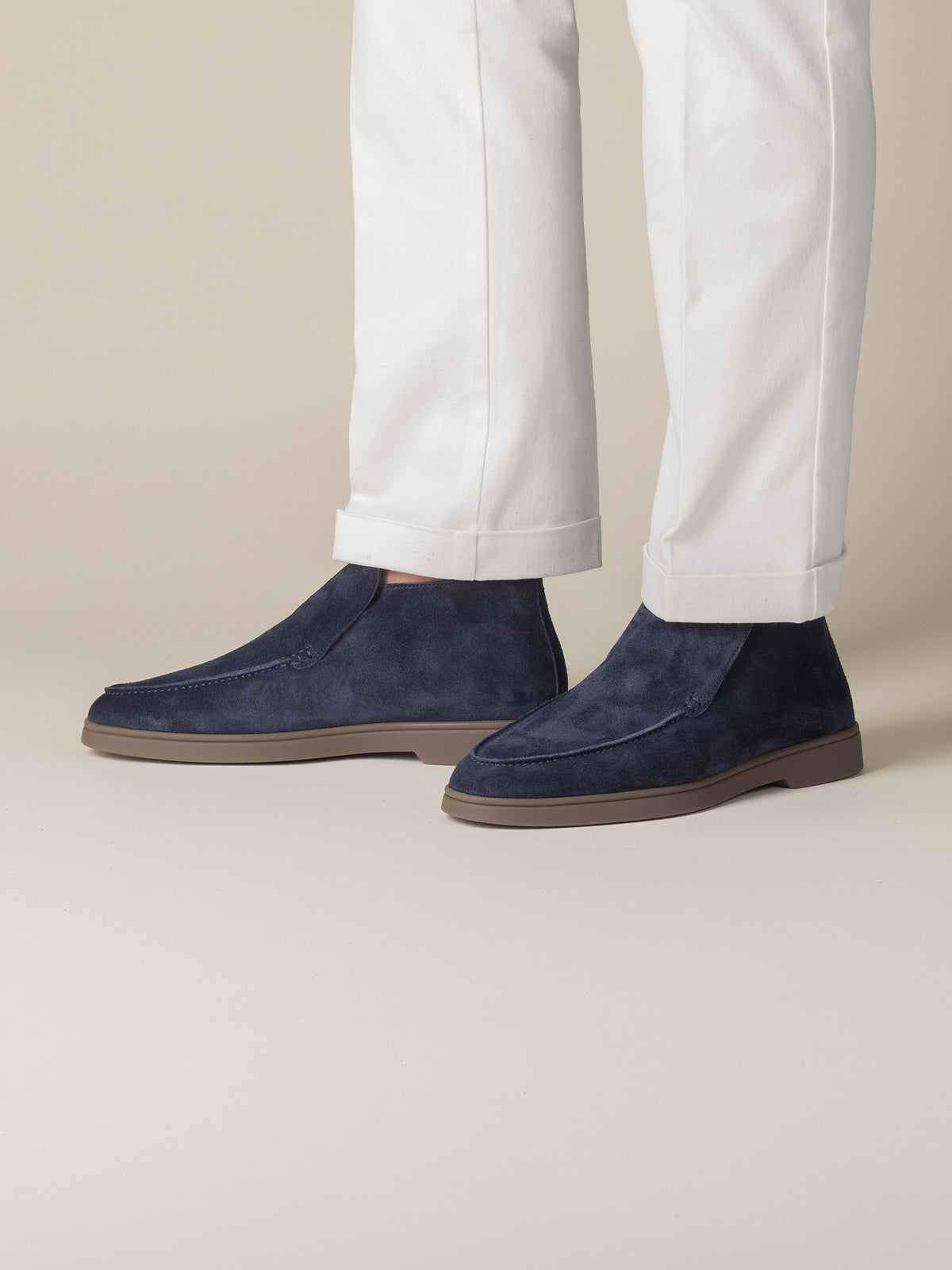 Navy Winter City Loafer