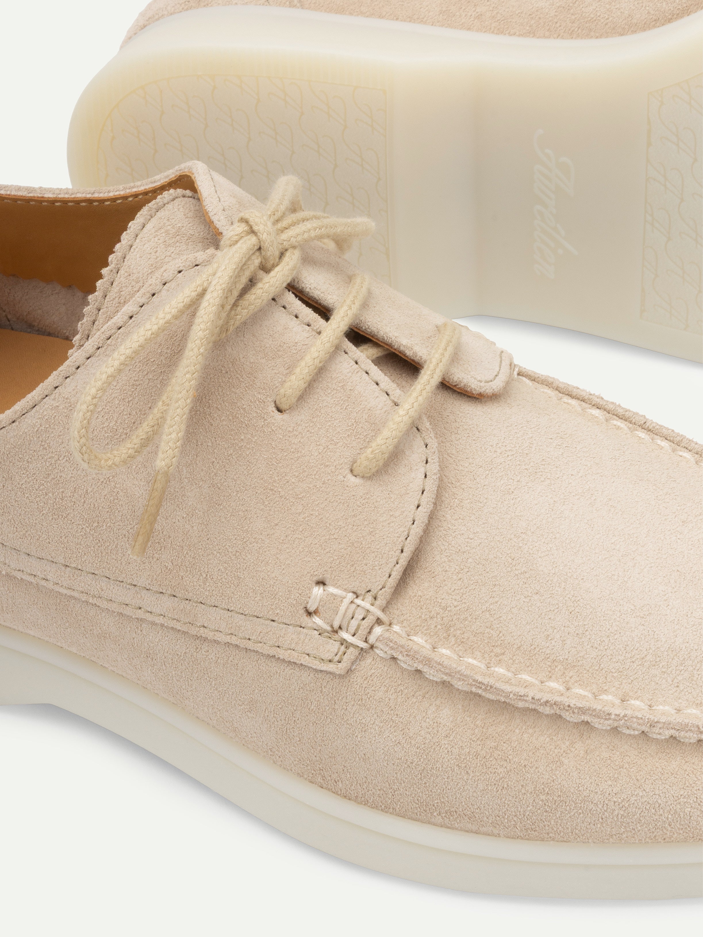 Lady Light Beige Boat Loafer