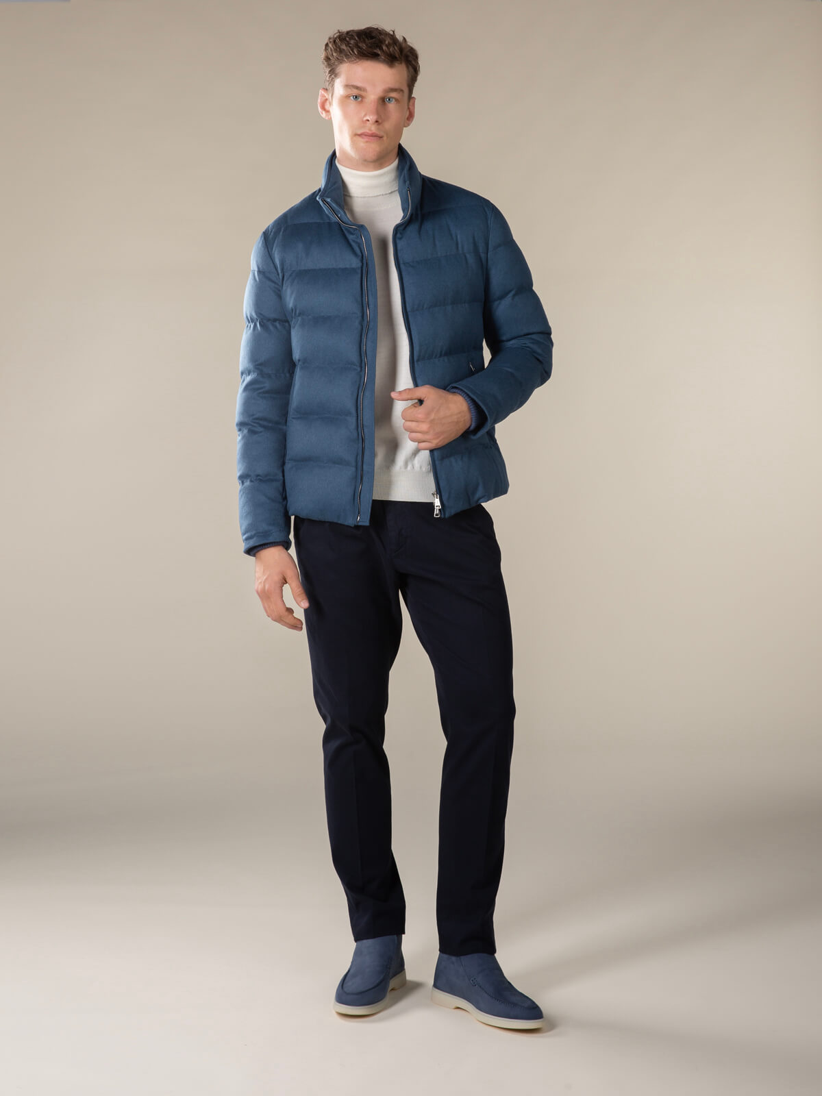 Steel Blue AUR1 Puffer Jacket