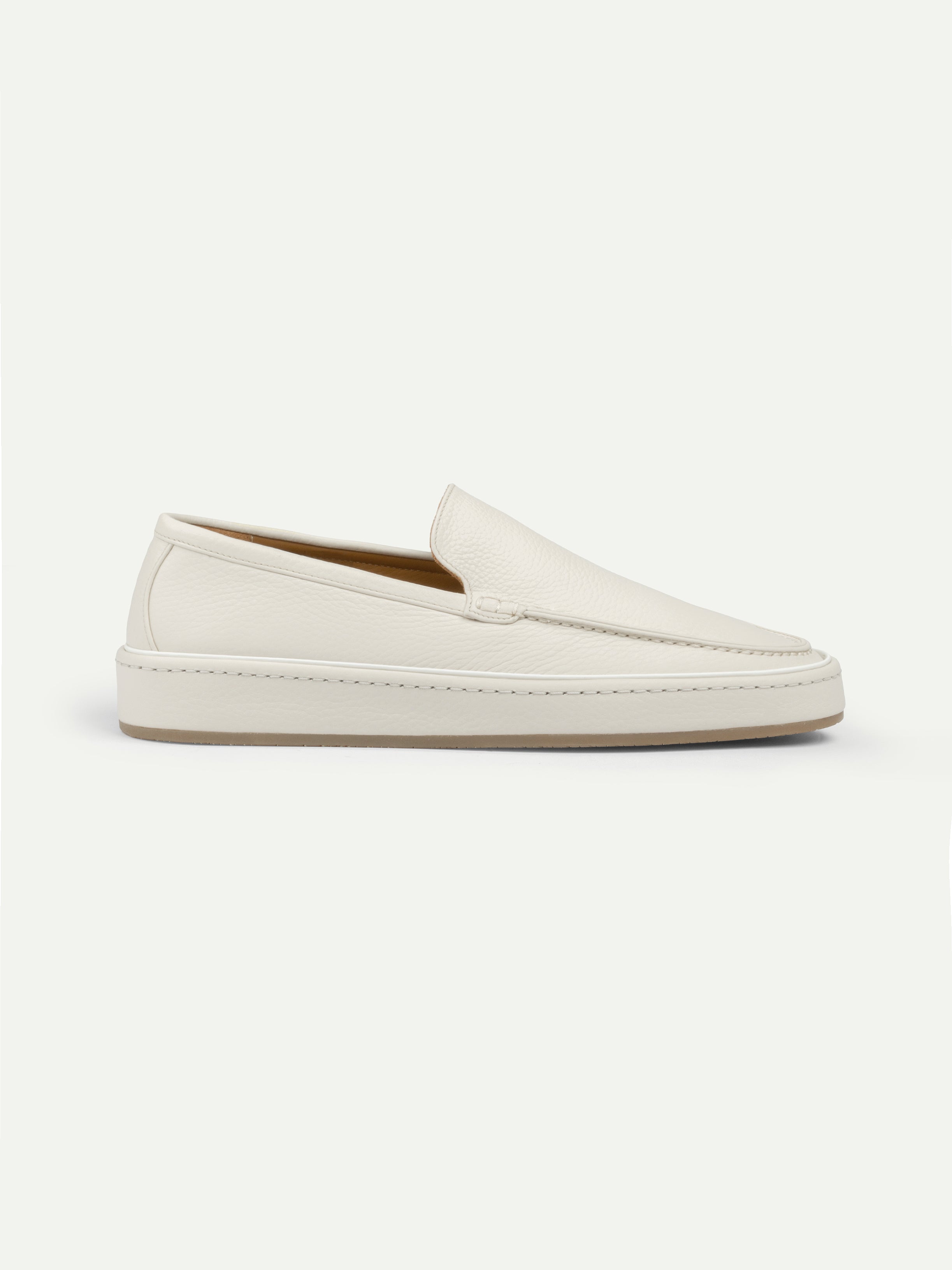 Ivory Grain Voyager Loafer
