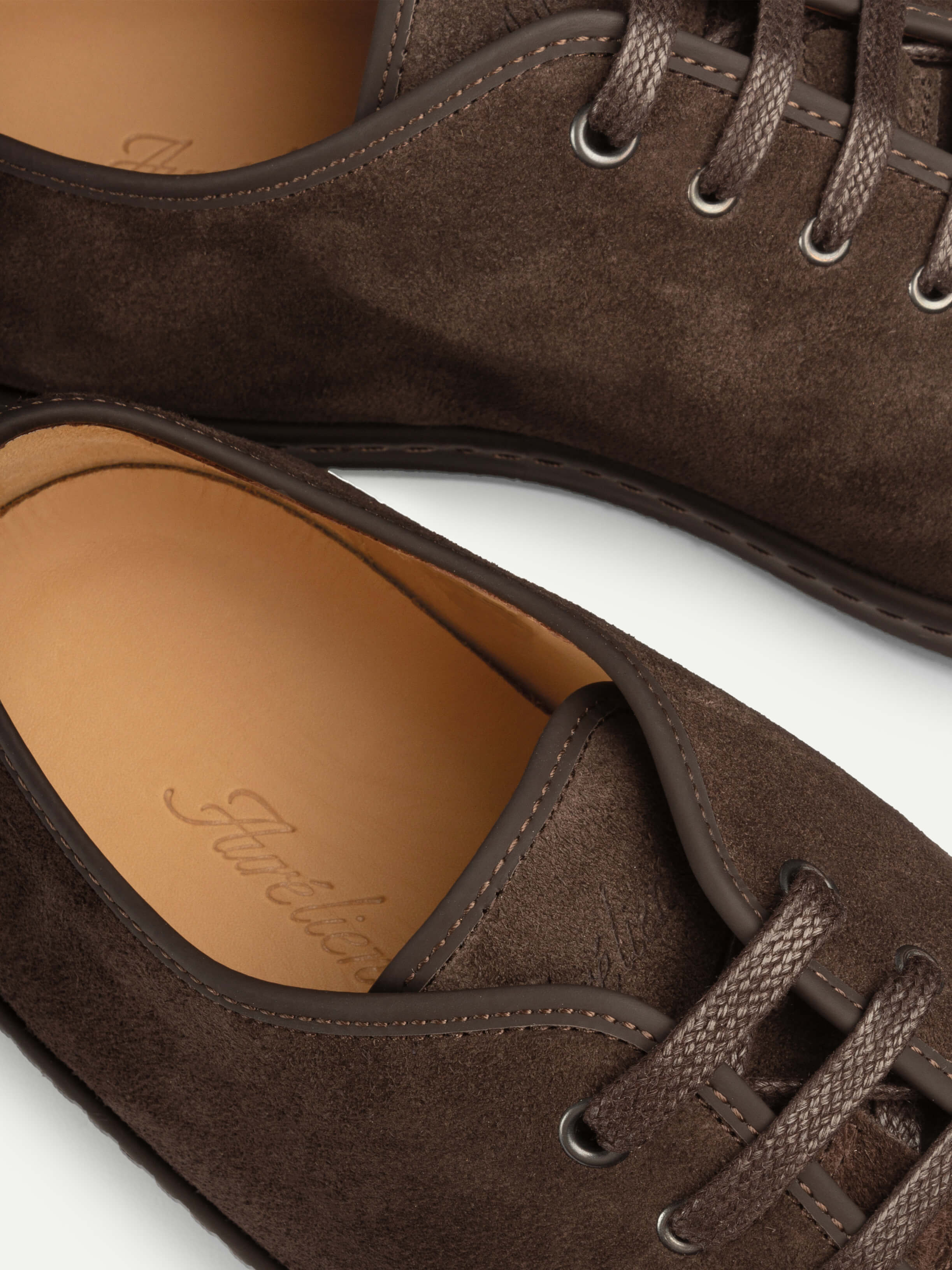 Warm Grey Voyager Cap-toe Sneaker