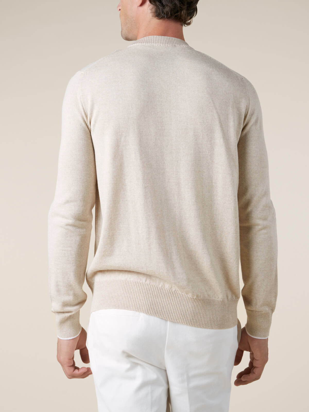 Light Beige Two Tone City Crew