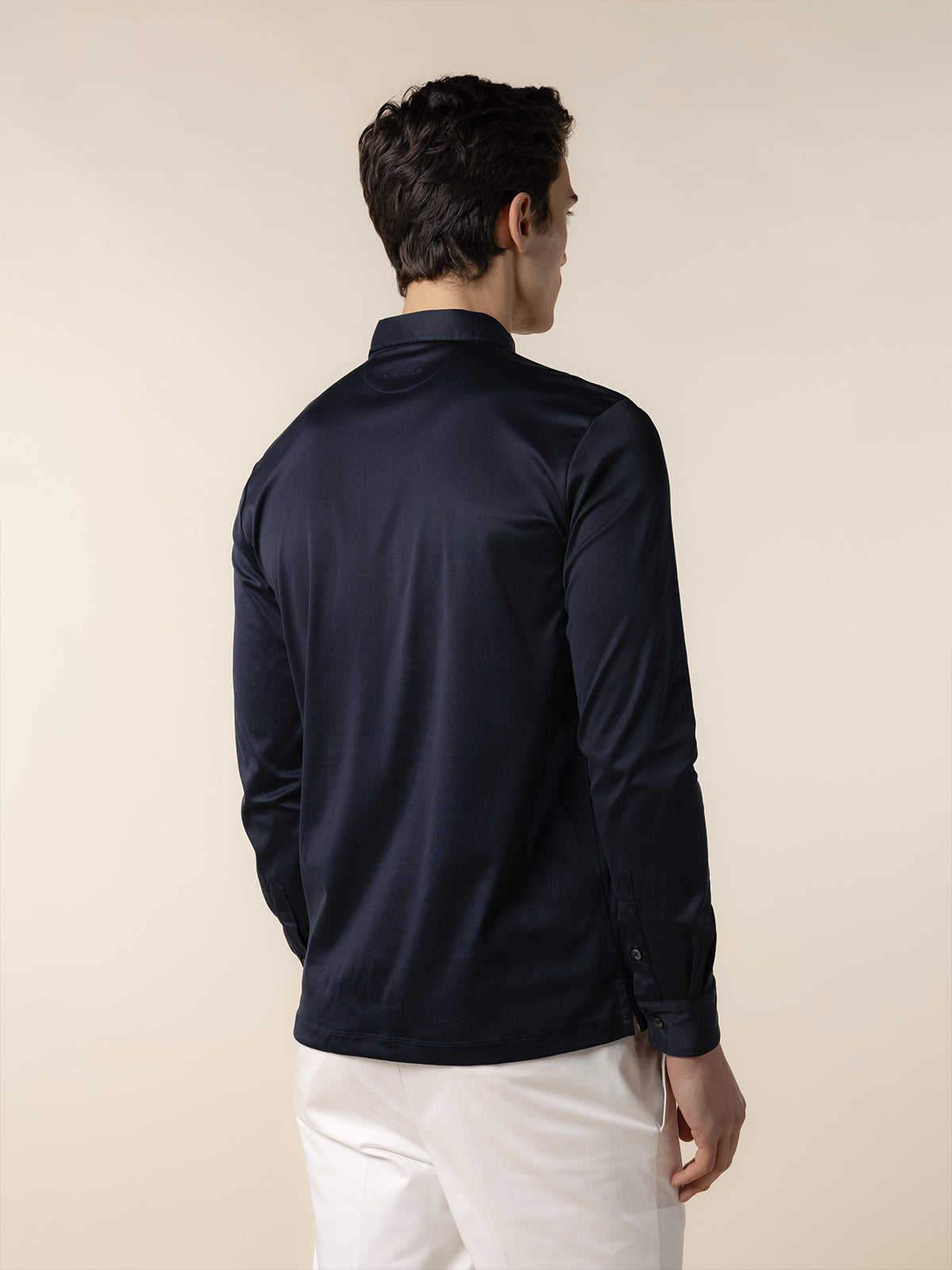 AUR1 Longsleeve Polo Navy