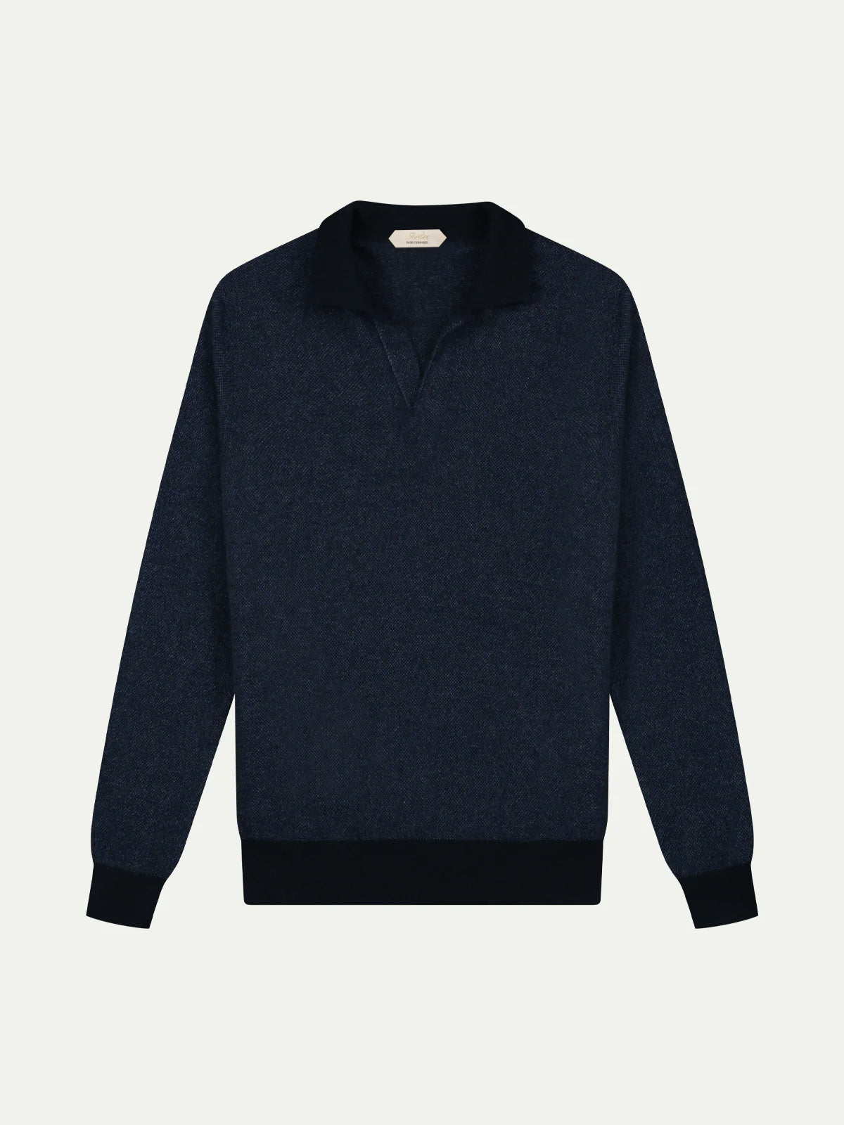 Navy Jaquard Polo