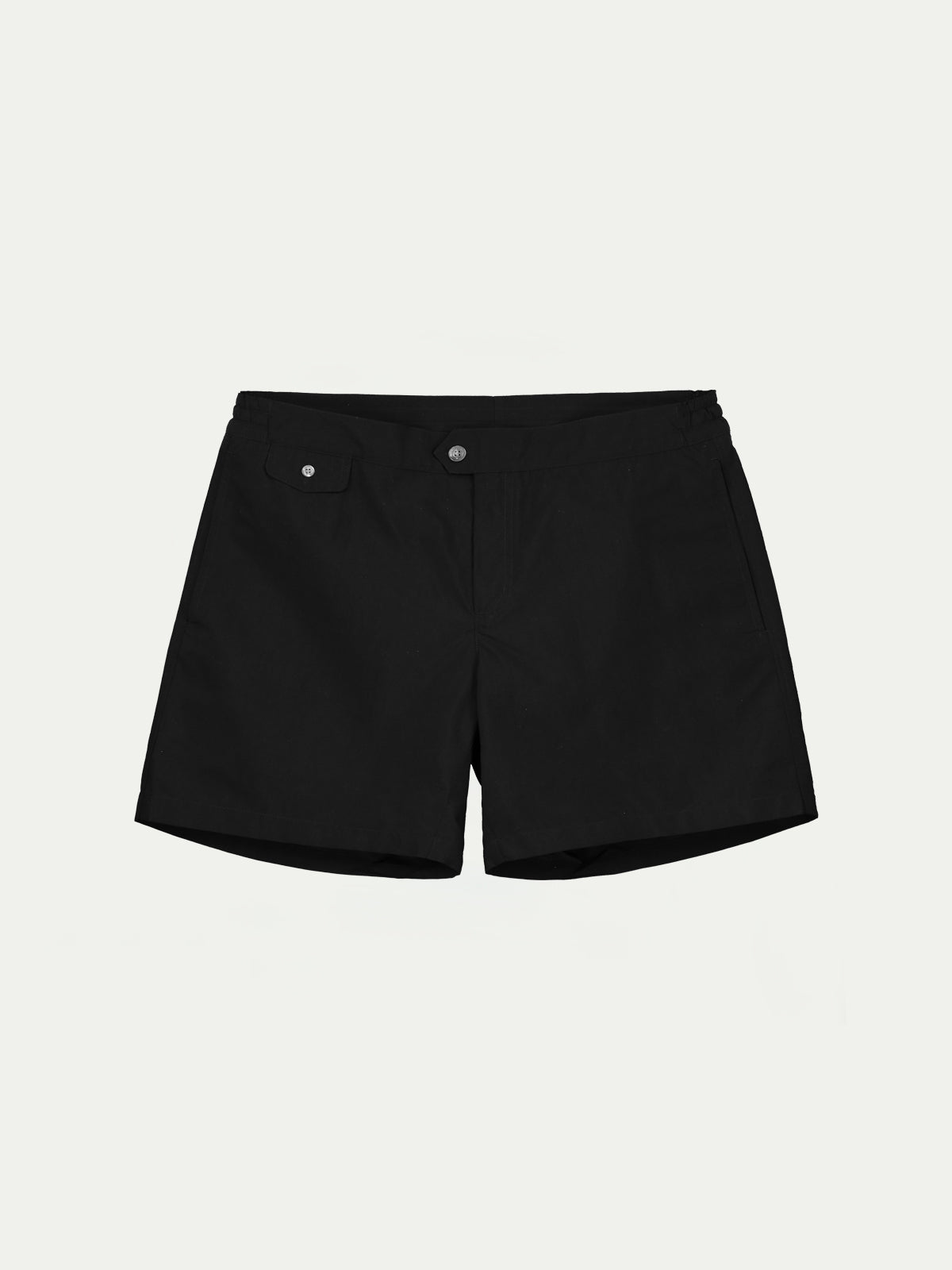 Black Beachside Swim Short