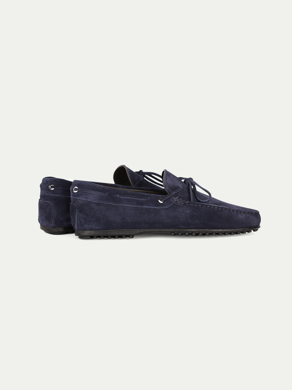 Navy Suede City Driving Shoes Aurelien