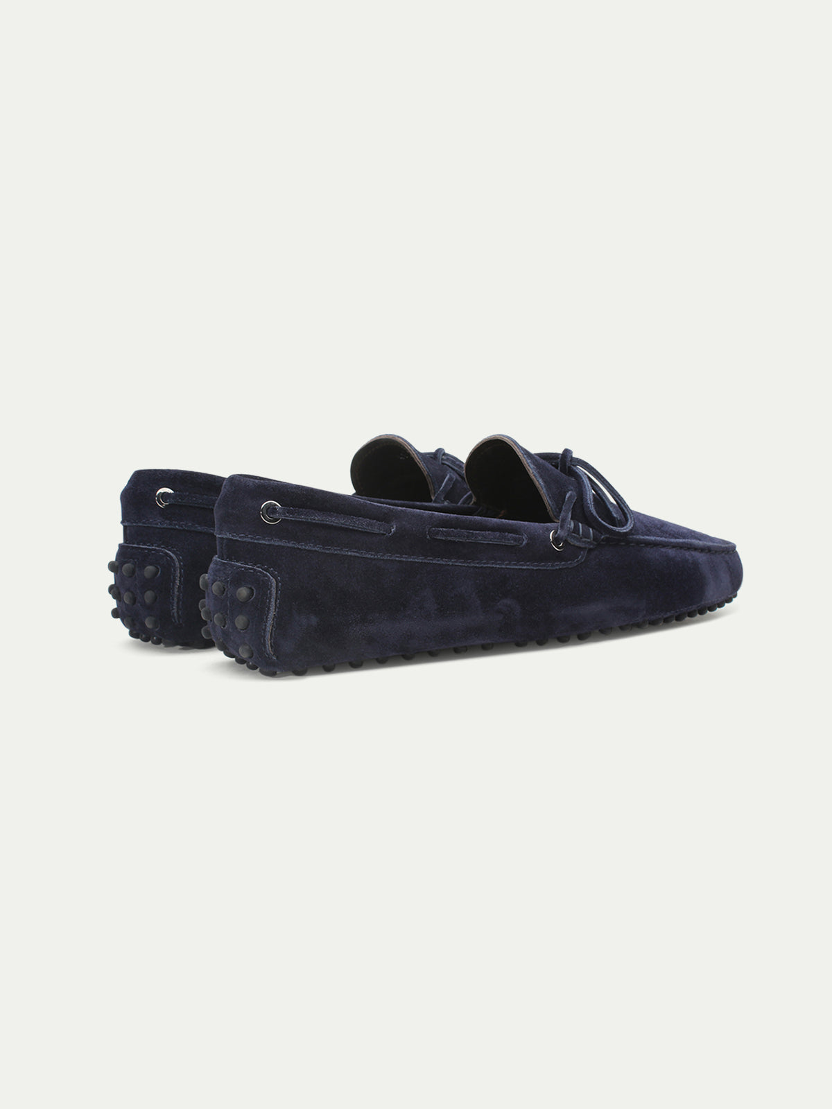 Navy Suede Driving Shoes Aurelien
