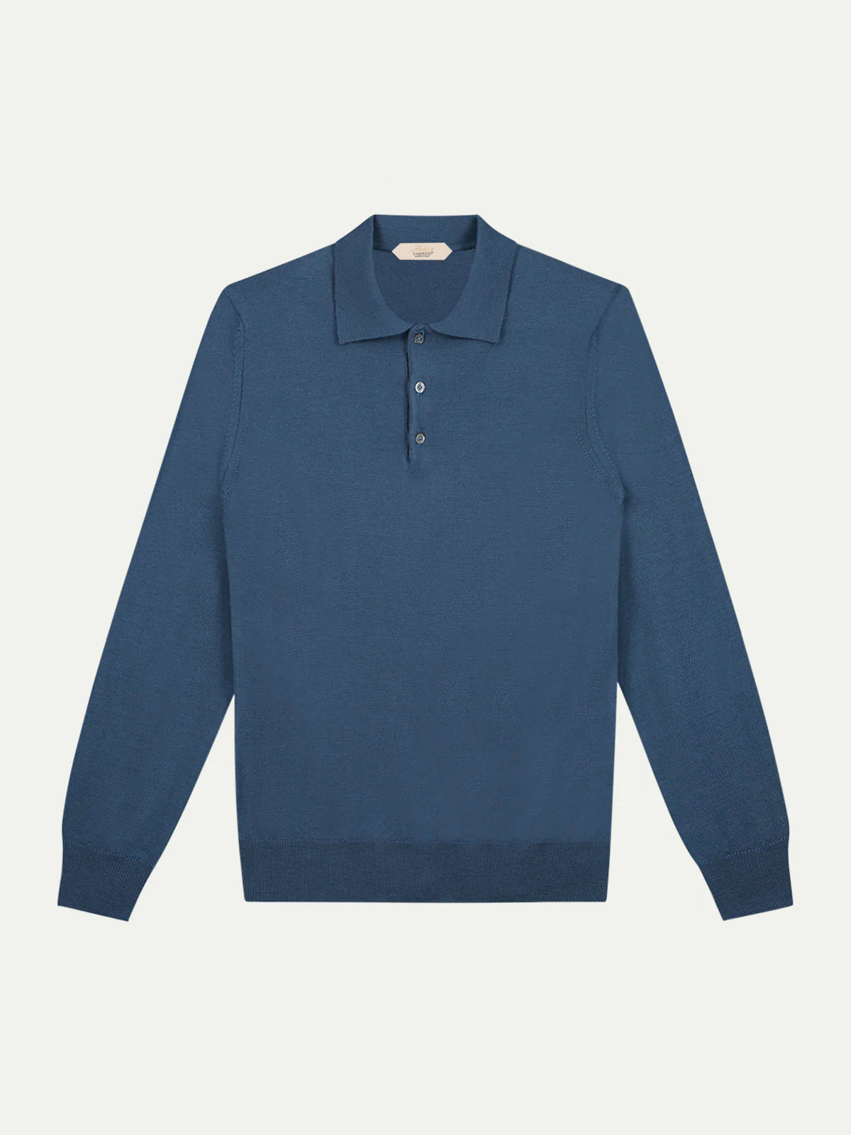 Italian merino discount wool polo sweater