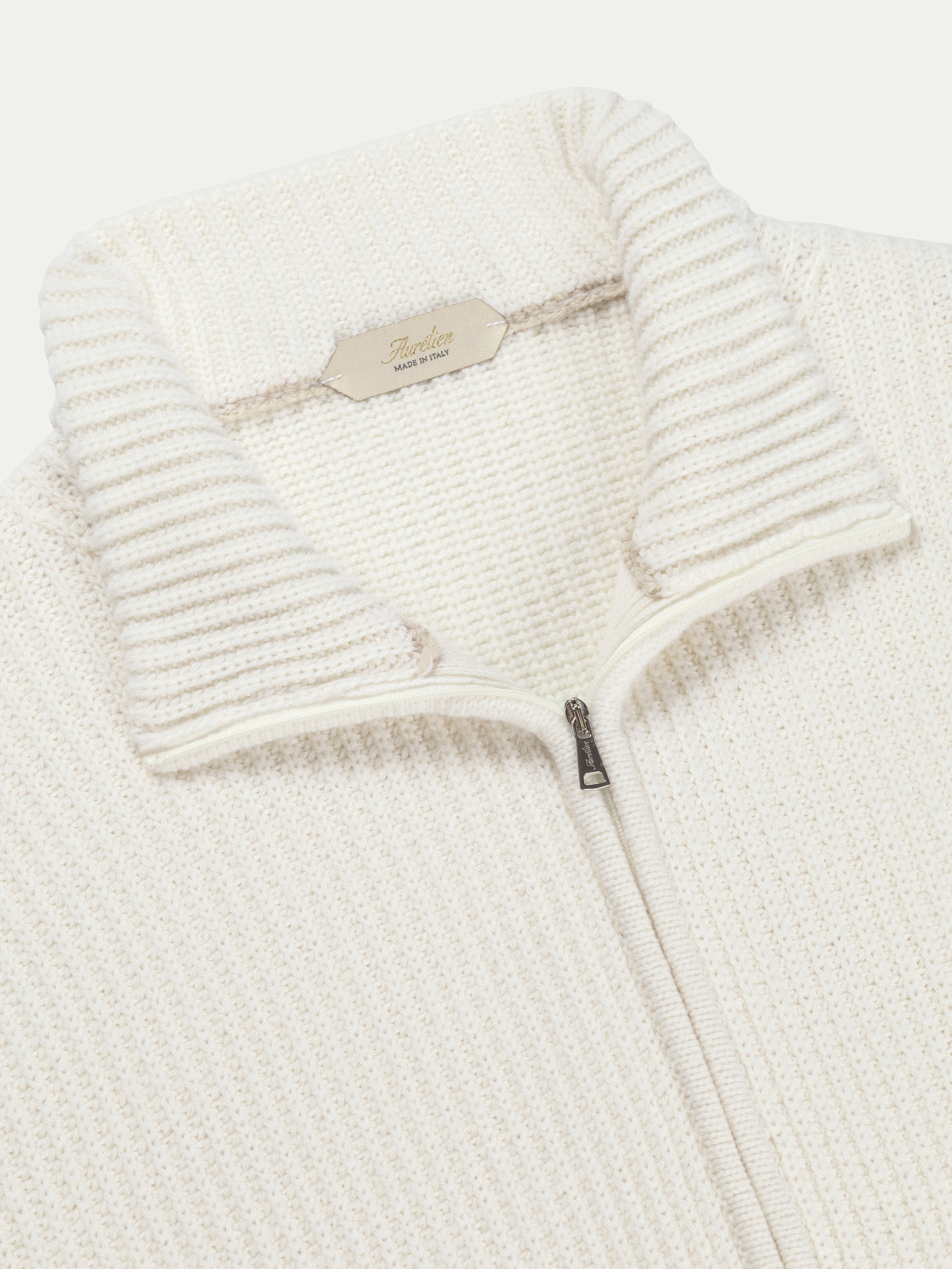 Ivory Alpine Ribbed Vest