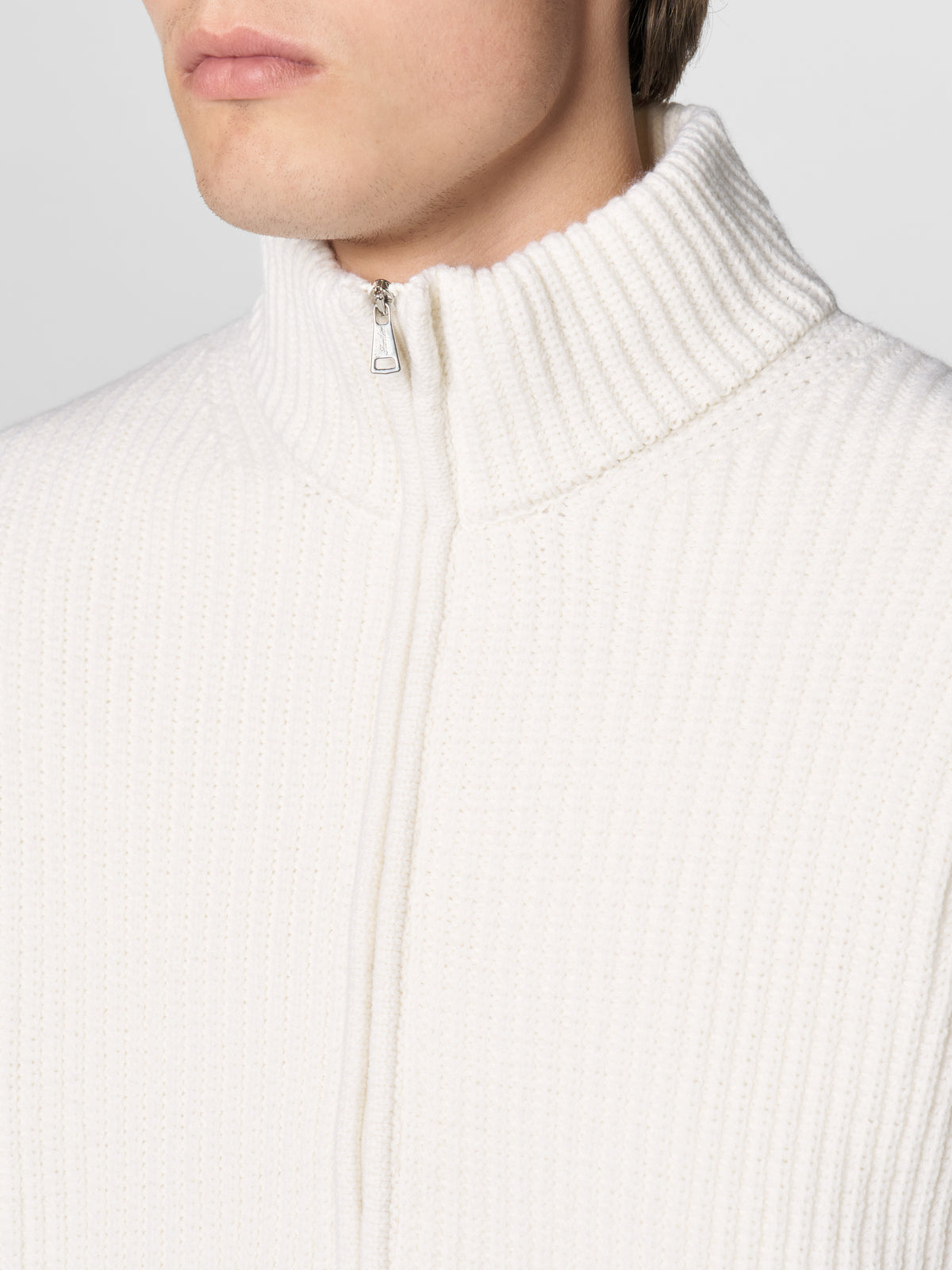 Ivory Alpine Ribbed Vest