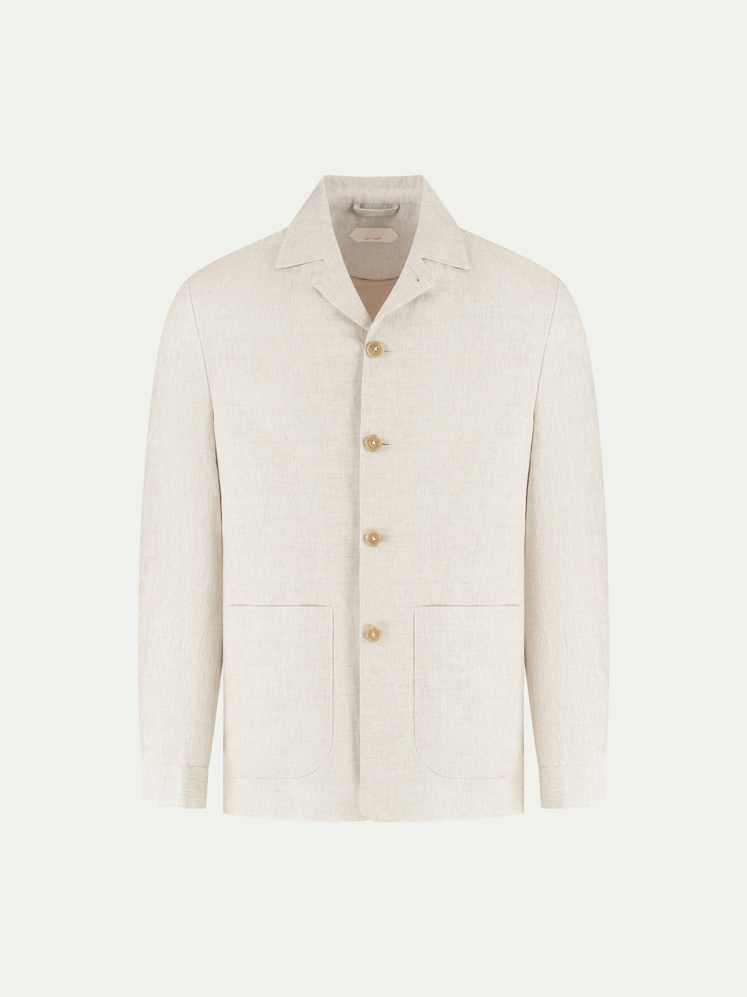 Beige Linen Leisure Blazer