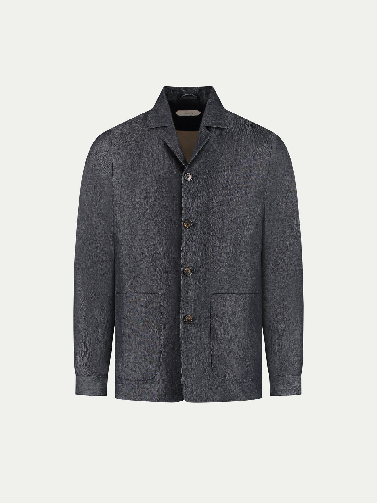 Dark Blue Denim Leisure Blazer