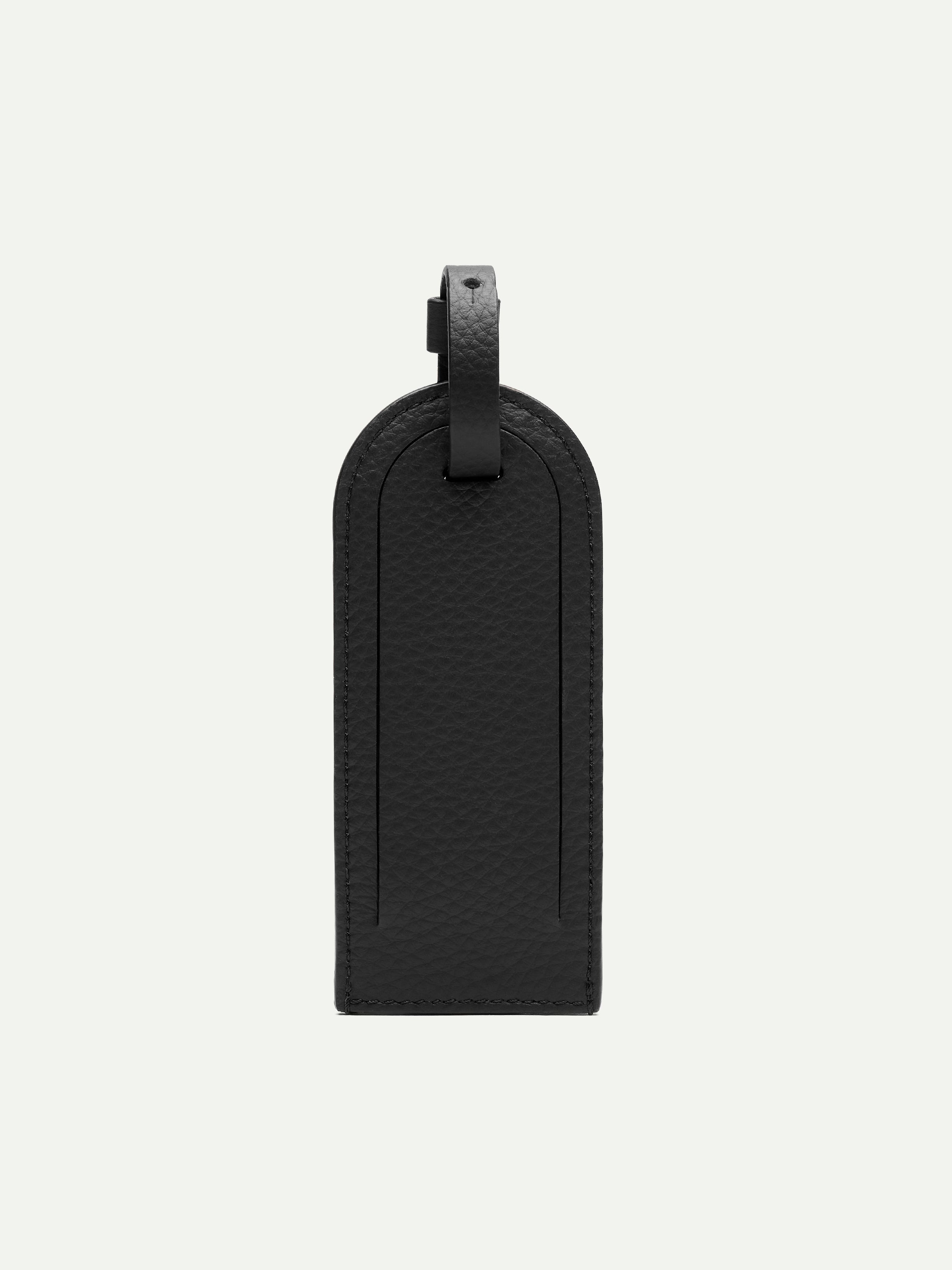 Wave Luggage Tag Black
