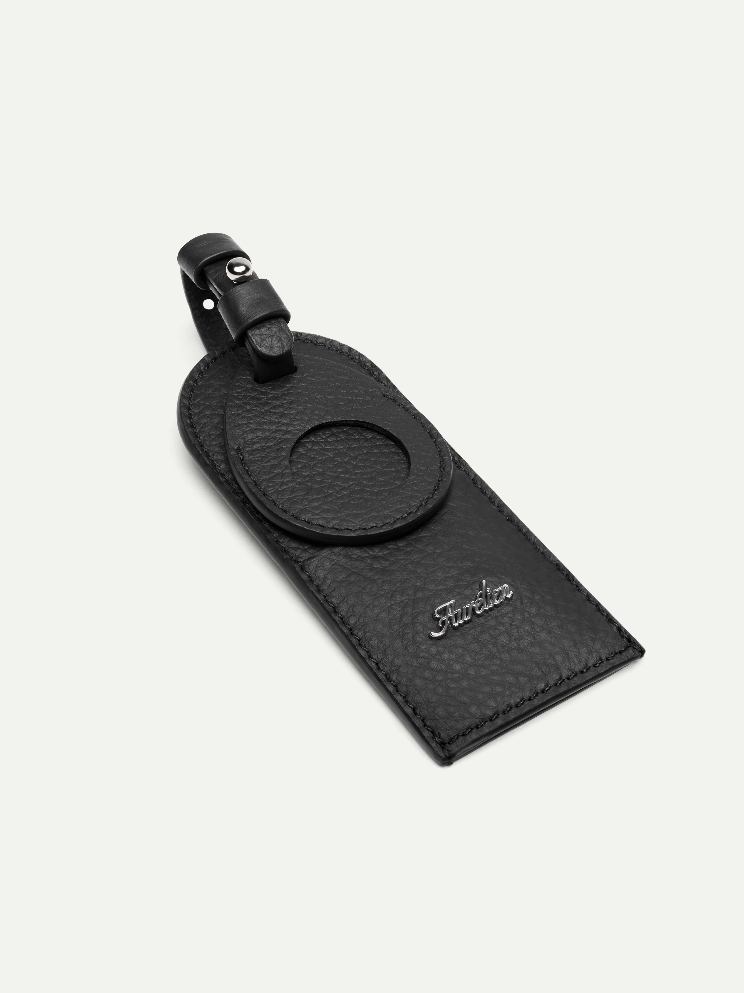 Wave Luggage Tag Black