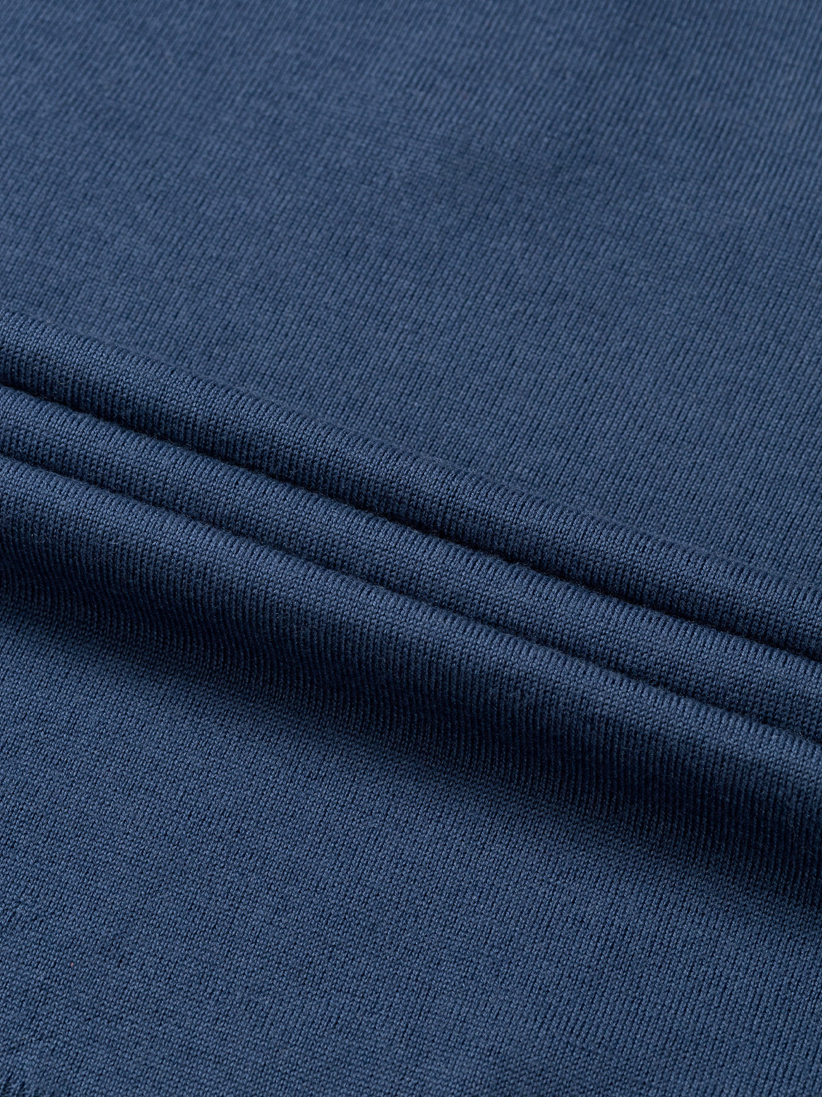 Extrafine Merino Zipper Sweater Sargasso Blue