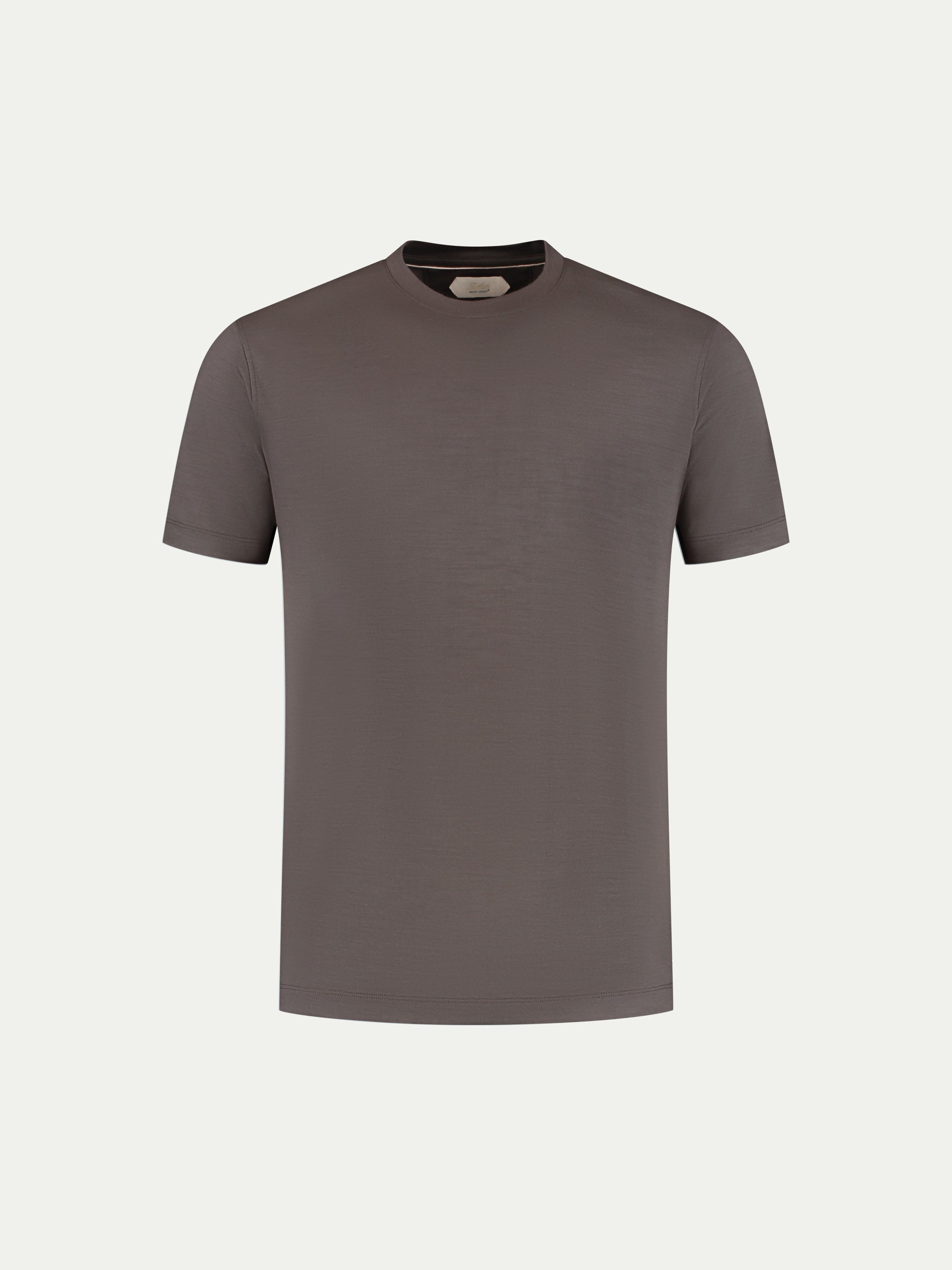Taupe 120s Wool T-Shirt