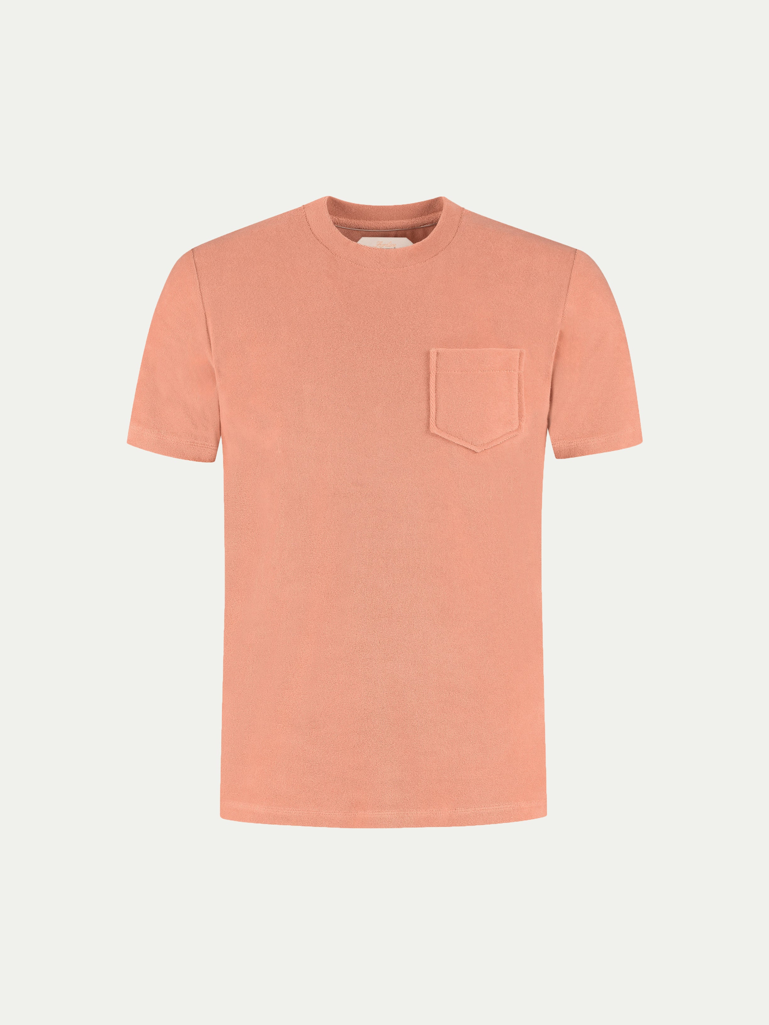 Coral Terry Towelling T-Shirt