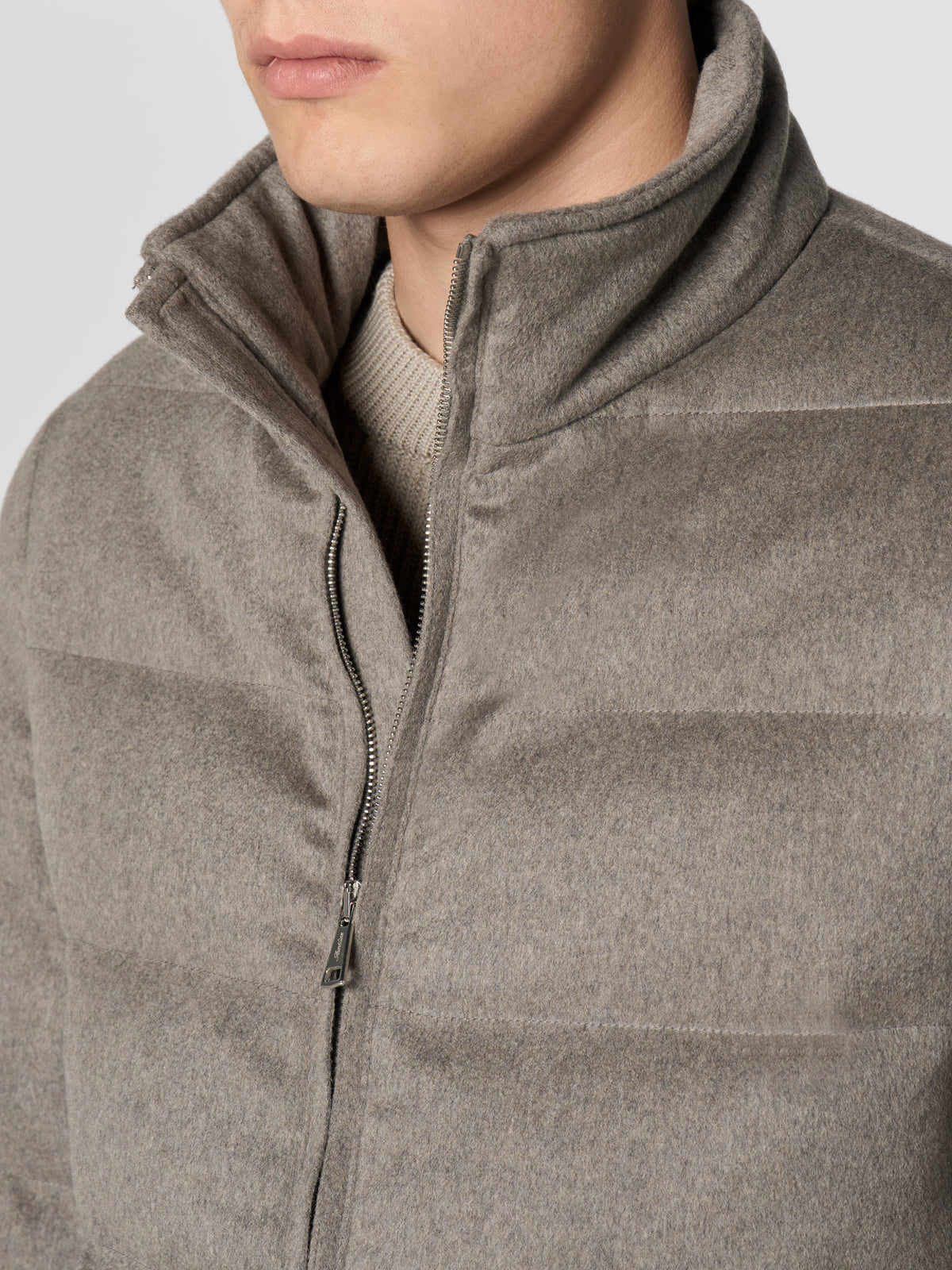 Sepia Taupe AUR1 Puffer Jacket