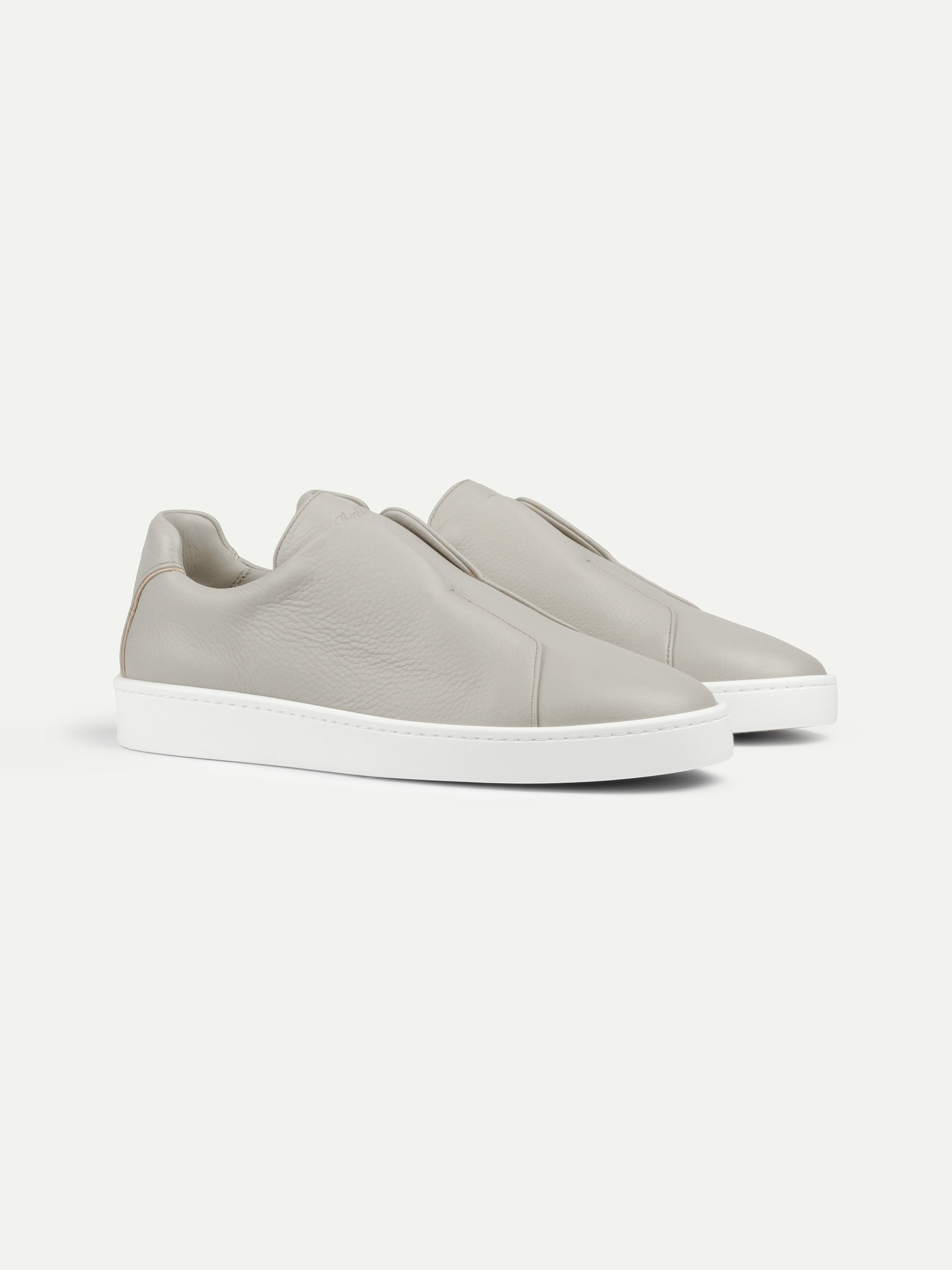 Light Grey Grain AUR3 Sneaker
