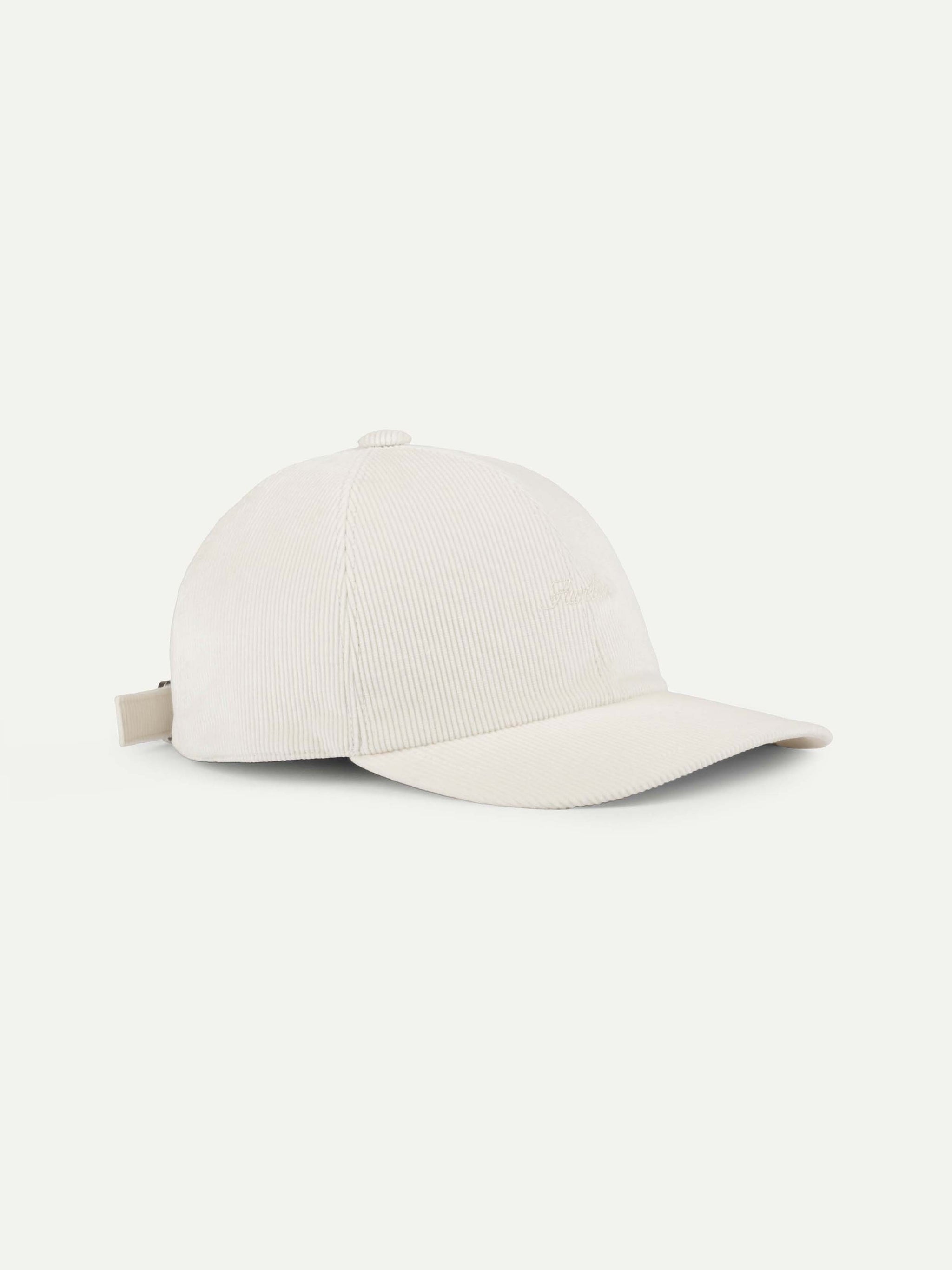 Ivory Corduroy Baseball Cap - Main Image