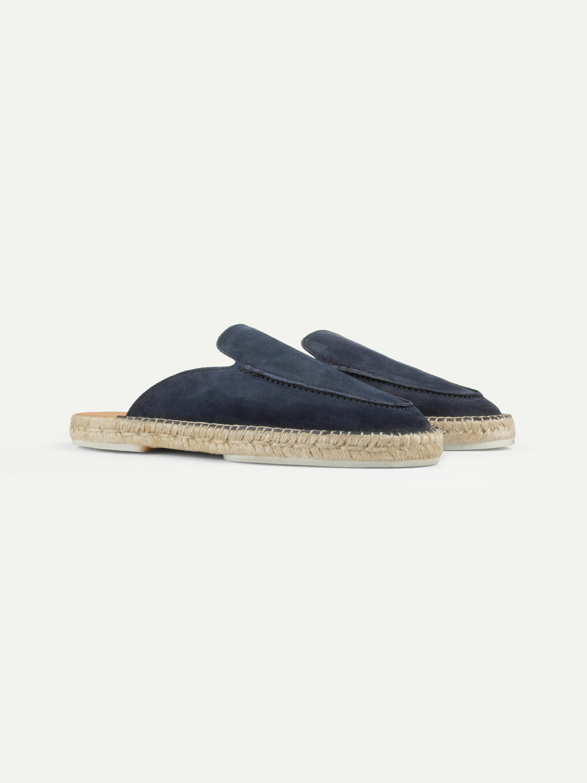 TRUE MEASURE Dark Blue Slip-On Mule Espadrilles Made in Portugal US 10 Amazon.com | Soludos Men main image 2