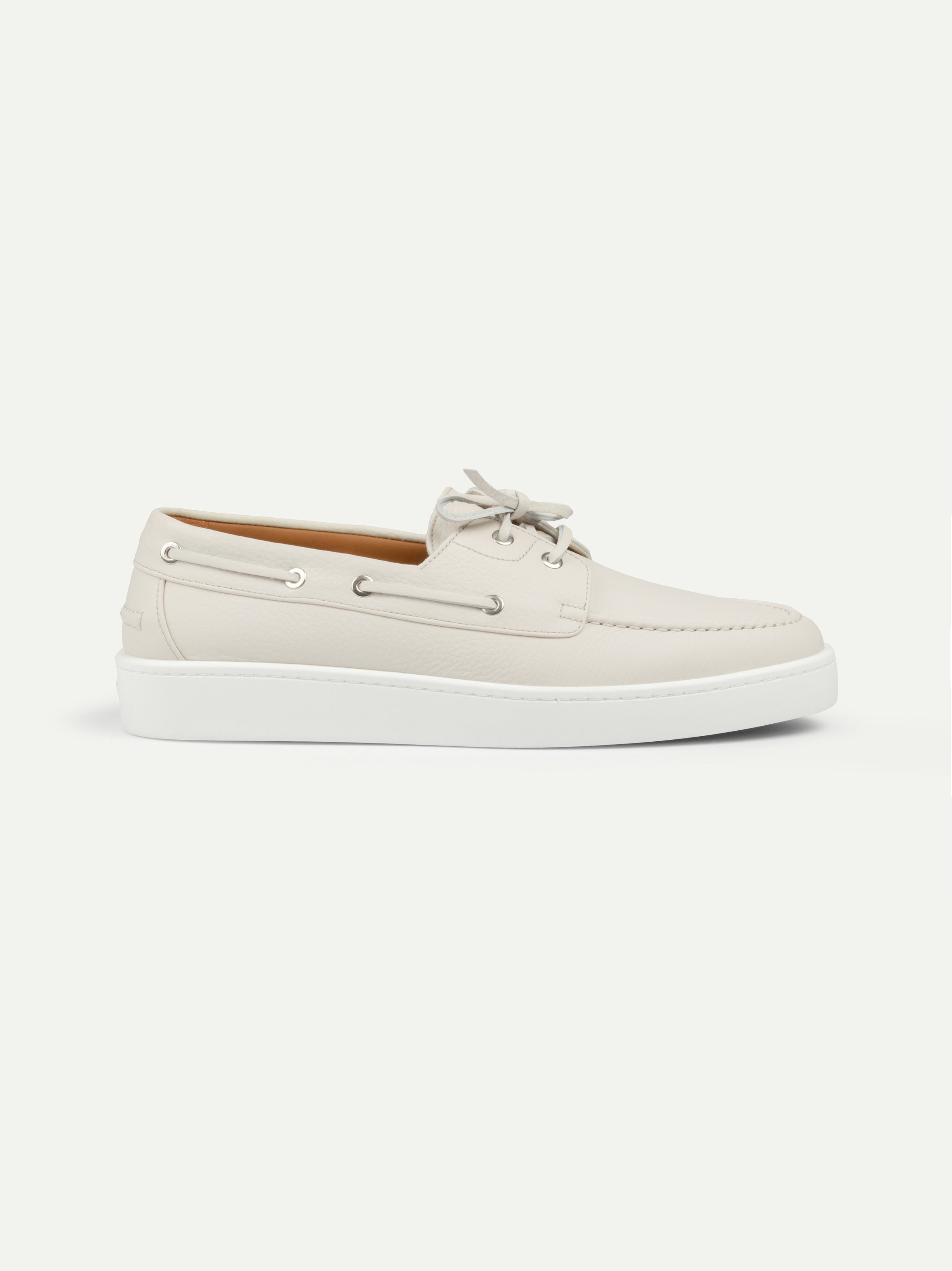 Ivory Boat Sneaker