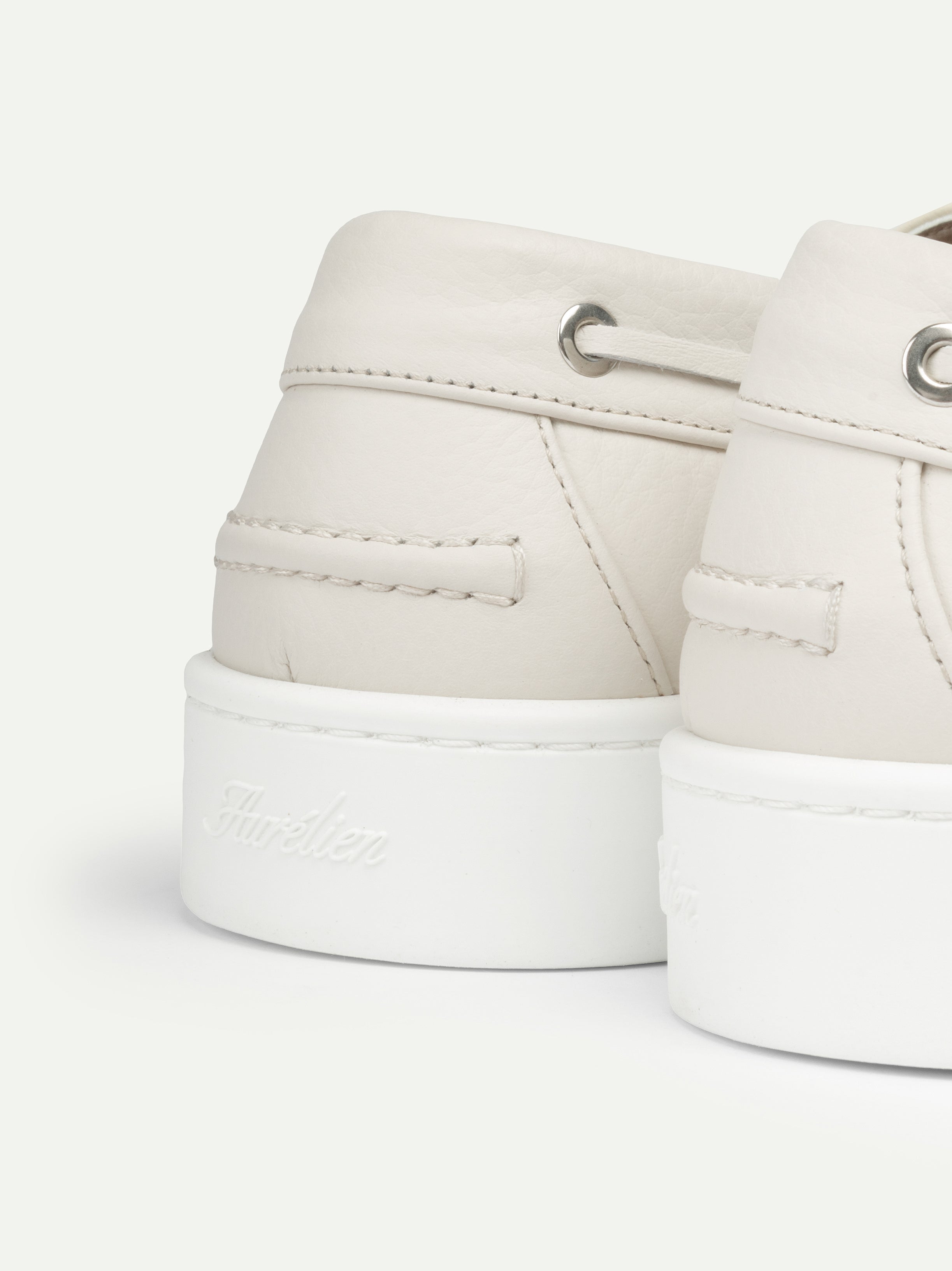 Ivory Boat Sneaker