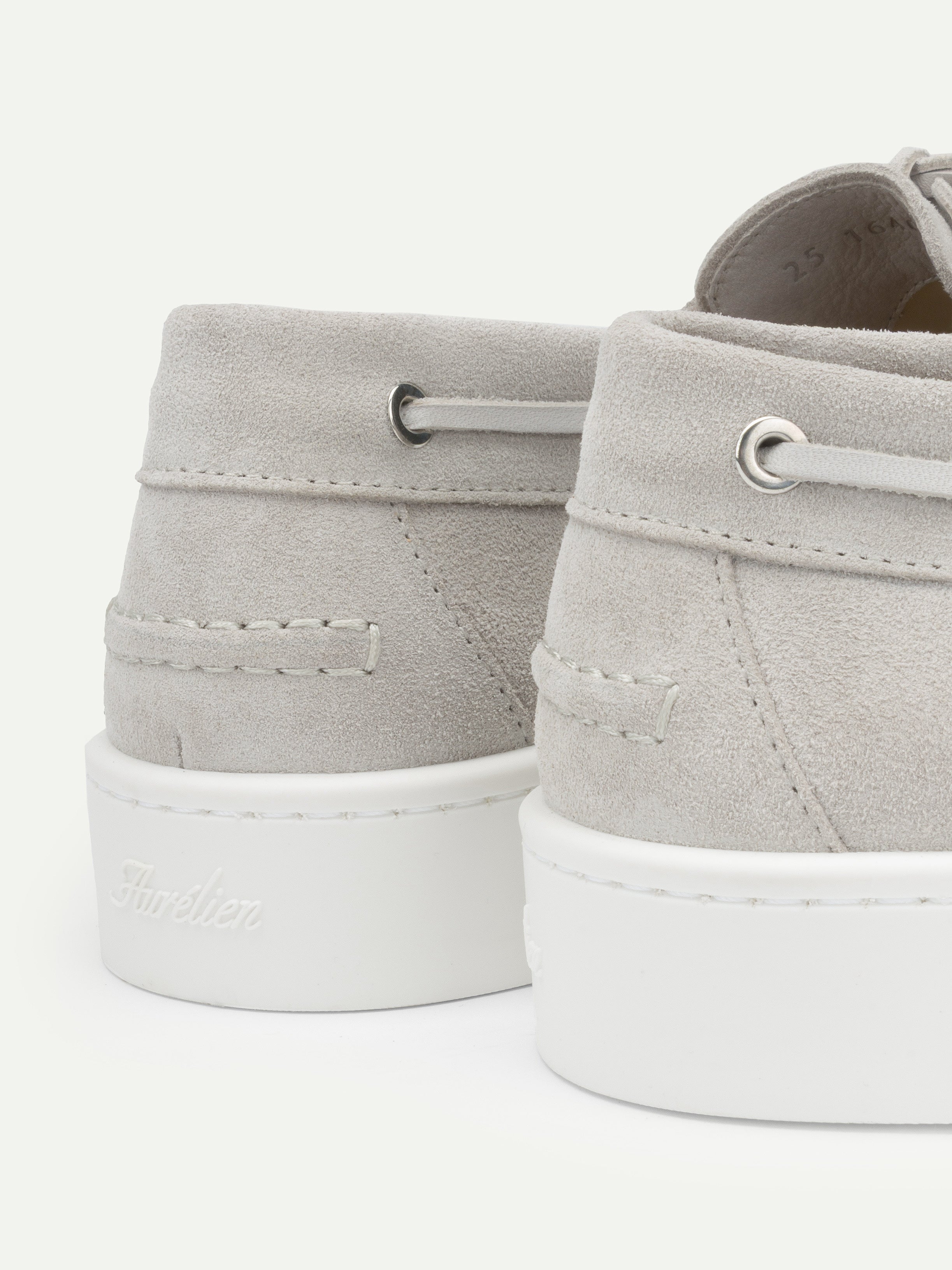 Classic Grey Boat Sneaker