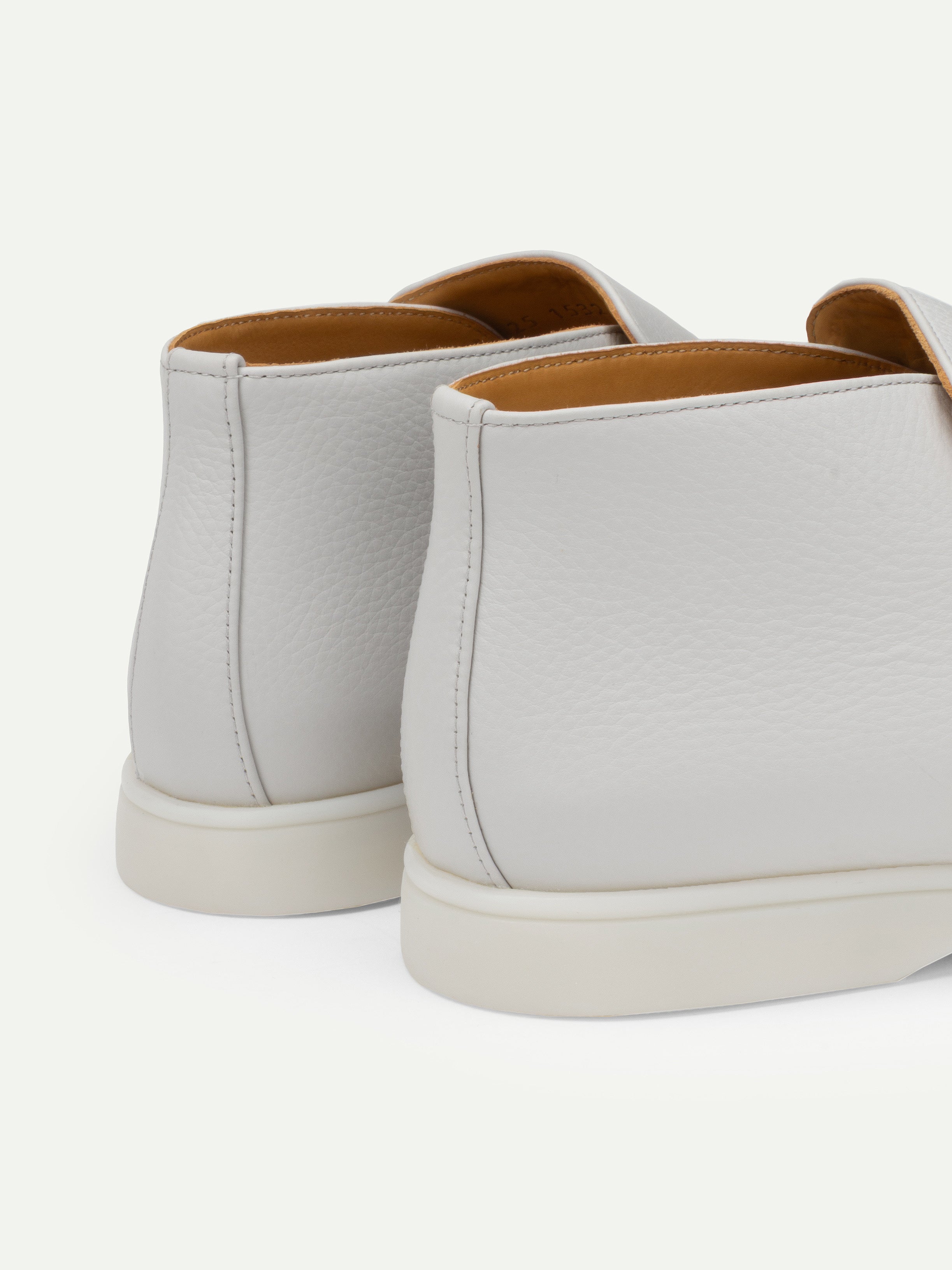 Classic Grey Grain City Loafer