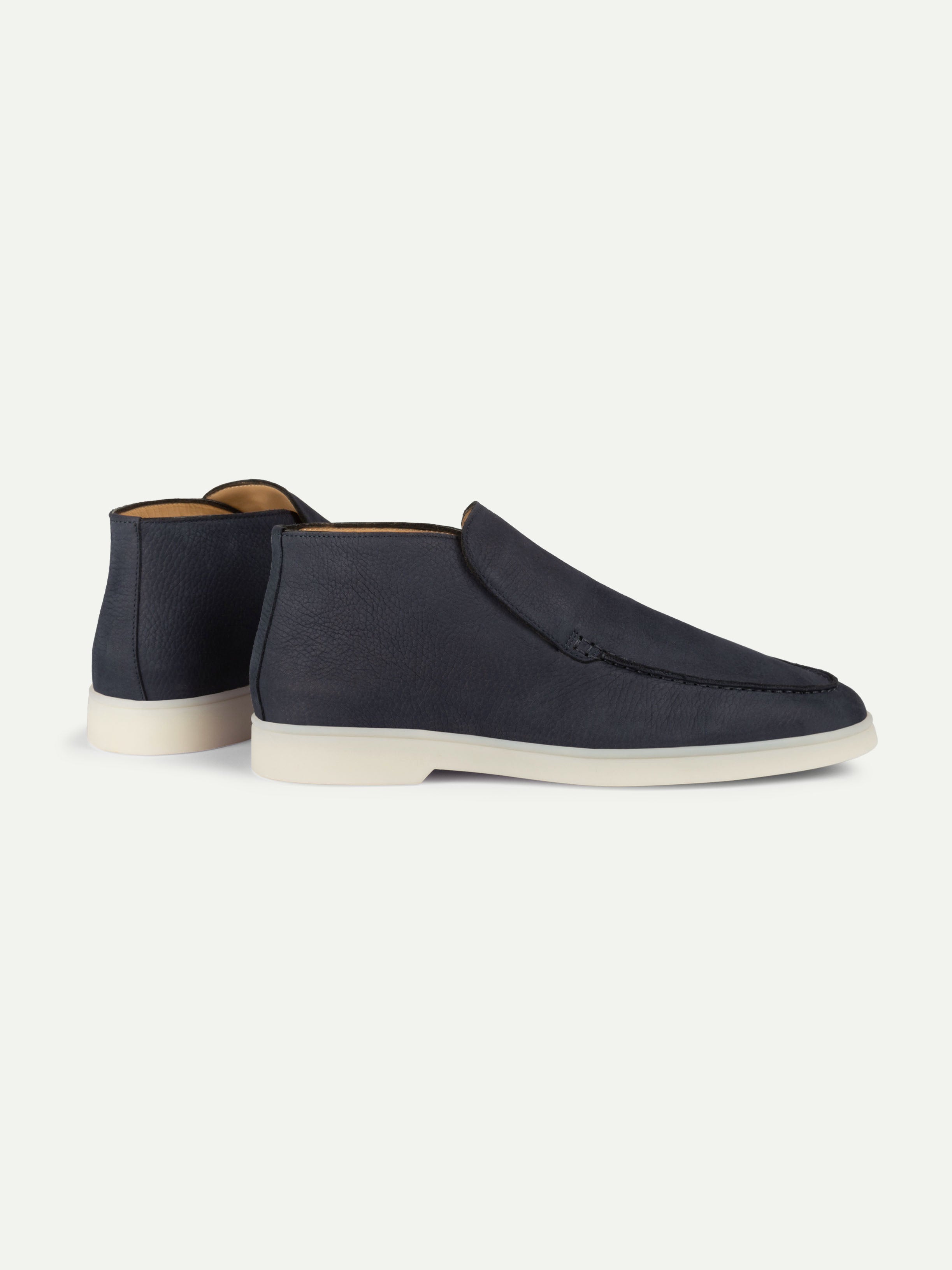 Navy Nubuck Winter City Loafer