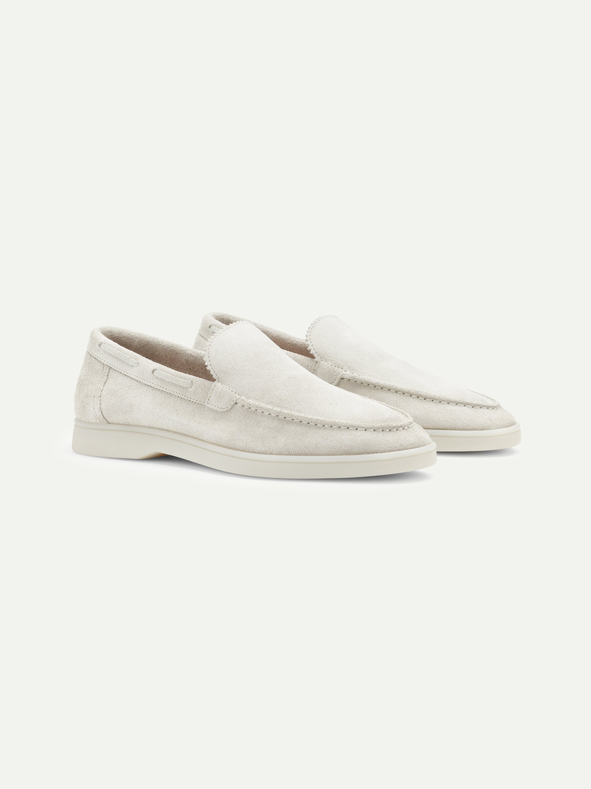 Lady Light Grey Yacht Loafers