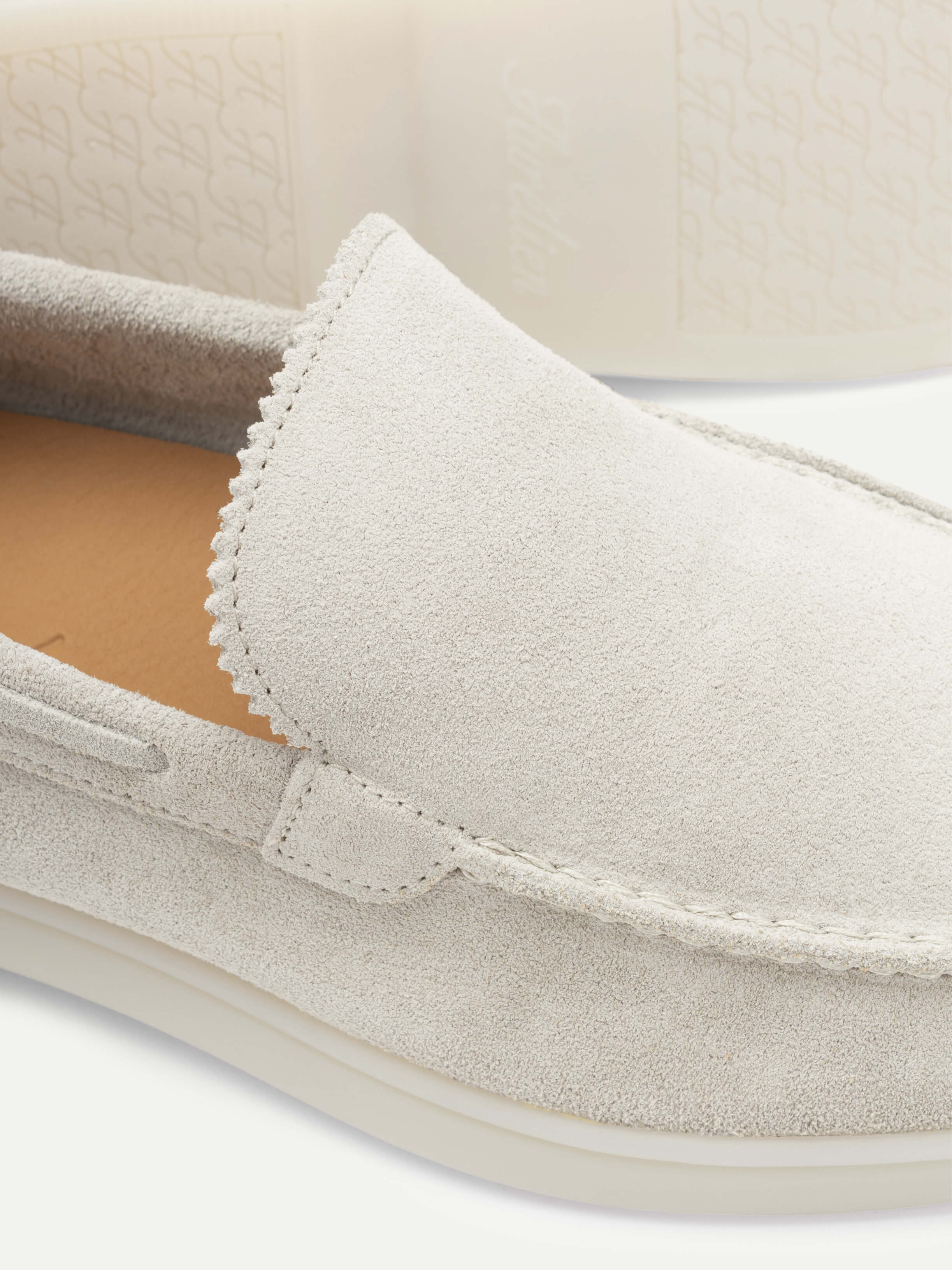 Lady Light Grey Yacht Loafers