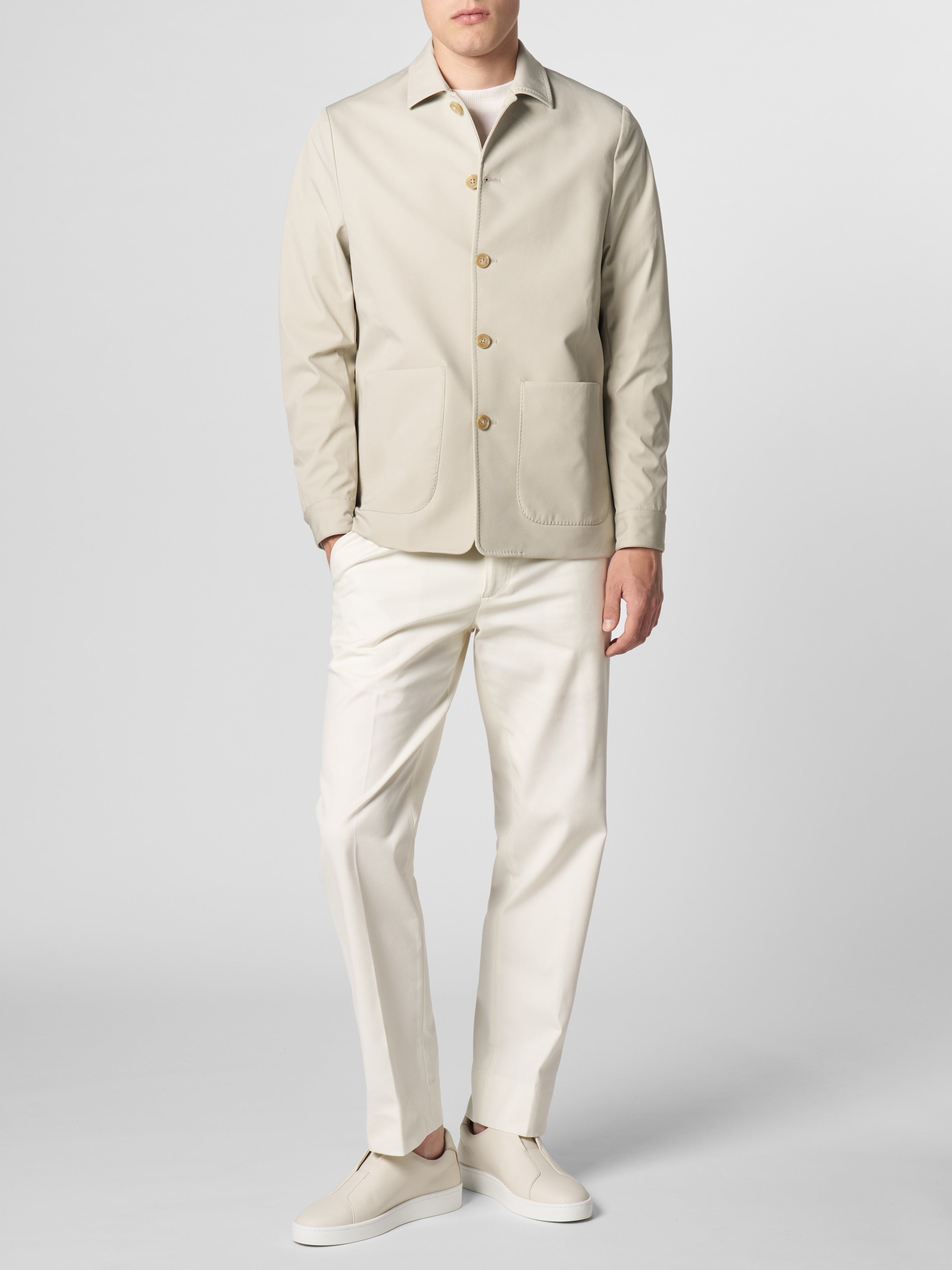 Ecru Technical Leisure Blazer
