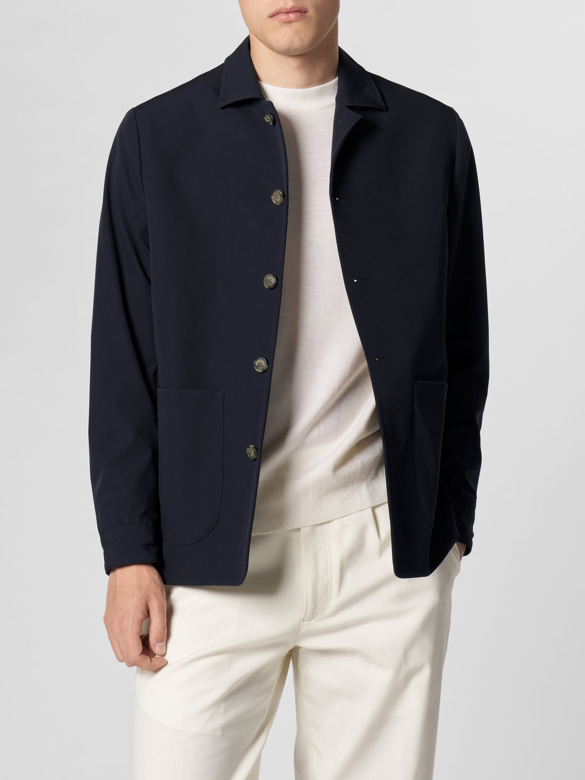 Navy Technical Leisure Blazer