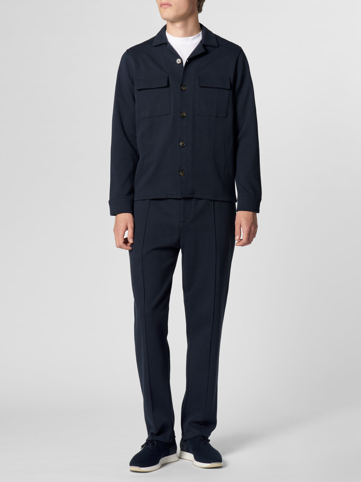 Navy Leisure Overshirt