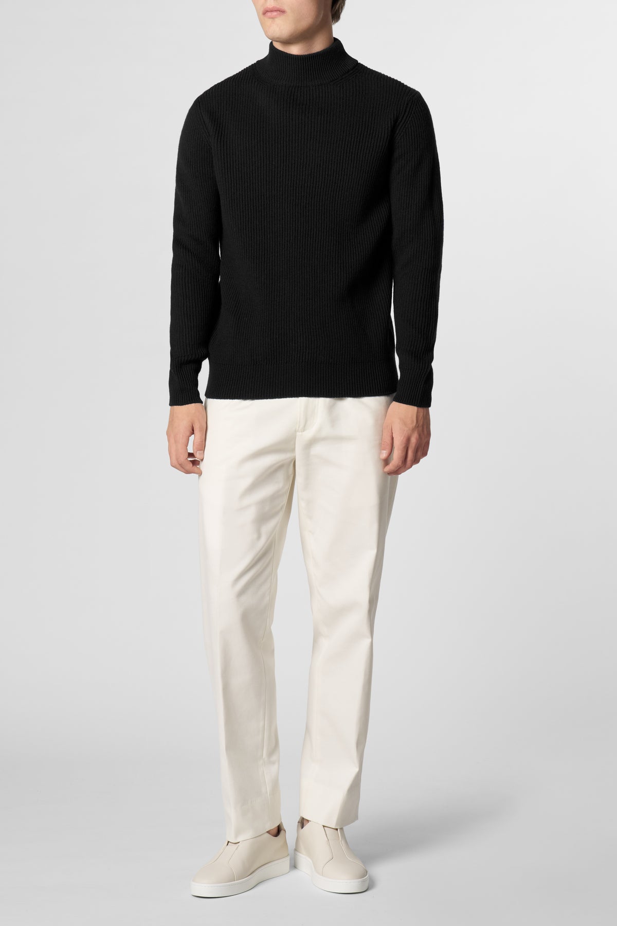 Costa Inglese Mockneck Black